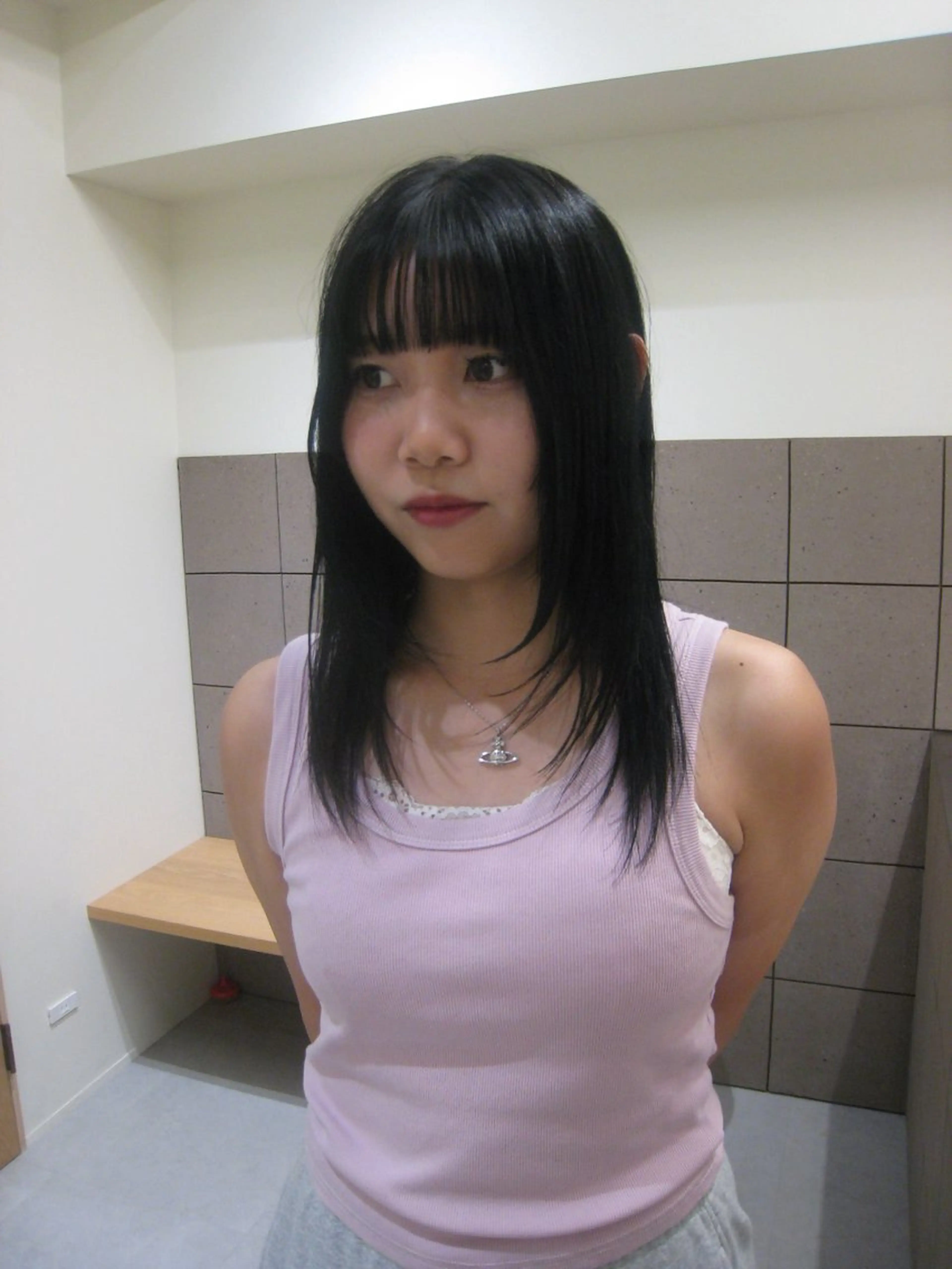 セミロング カット natsuki /HUI 金山のヘアスタイル