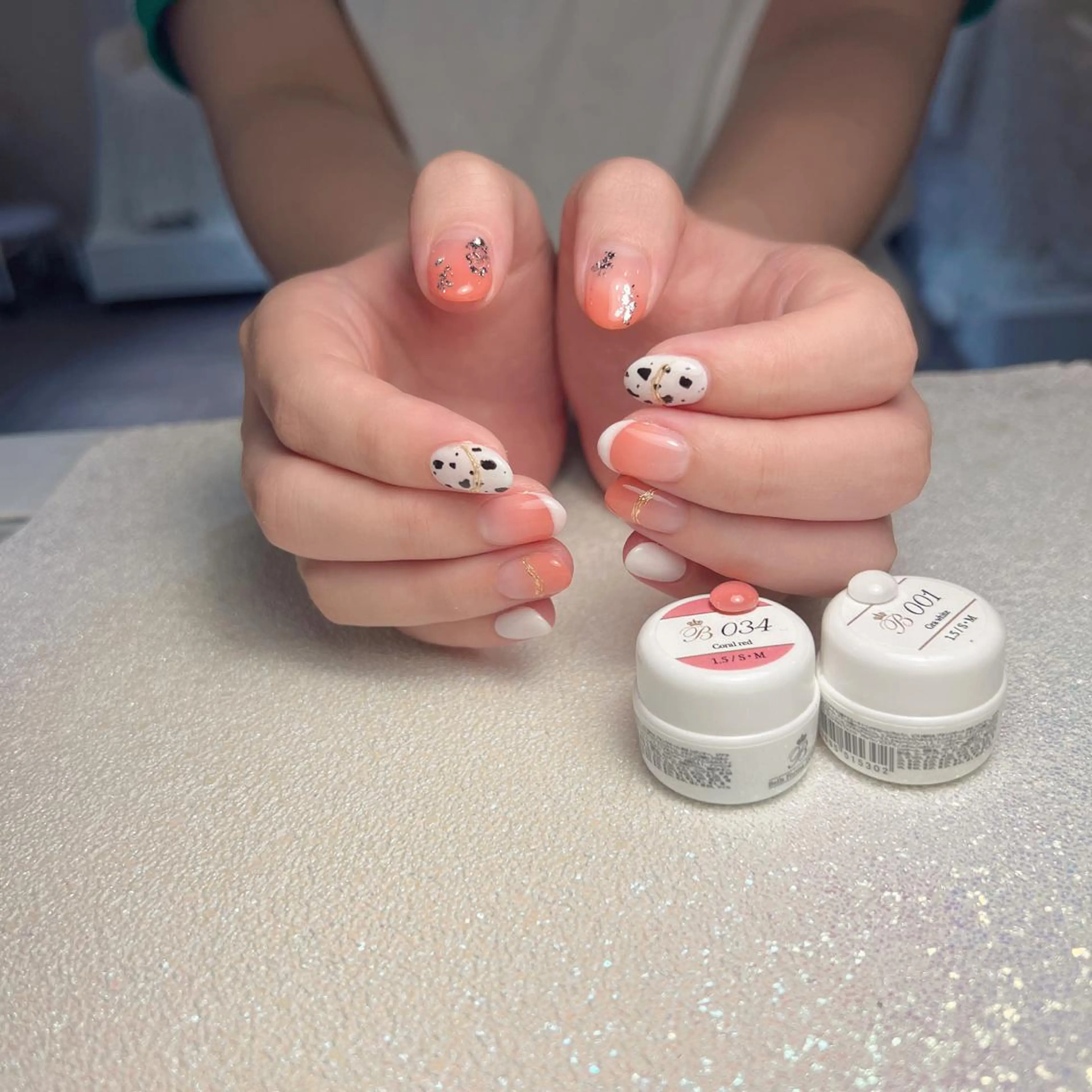 ネイル アートネイル 長さ出し フラッシュネイル ジェルネイル 氷ネイル・うるうるネイル You&Me Yukiのネイルデザイン