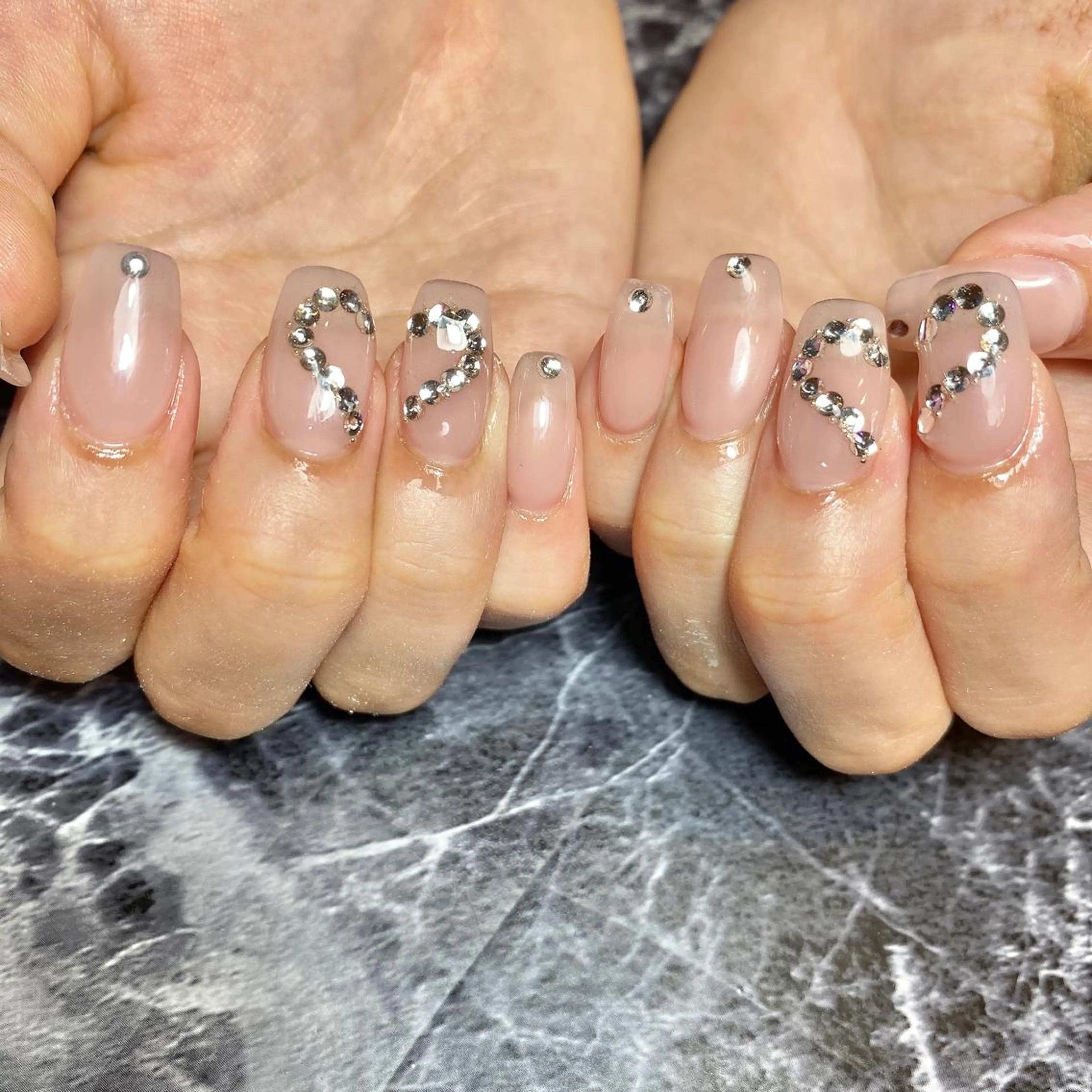 ネイル ジェルネイル ハードジェル スカルプネイル しば まなみのネイルデザイン