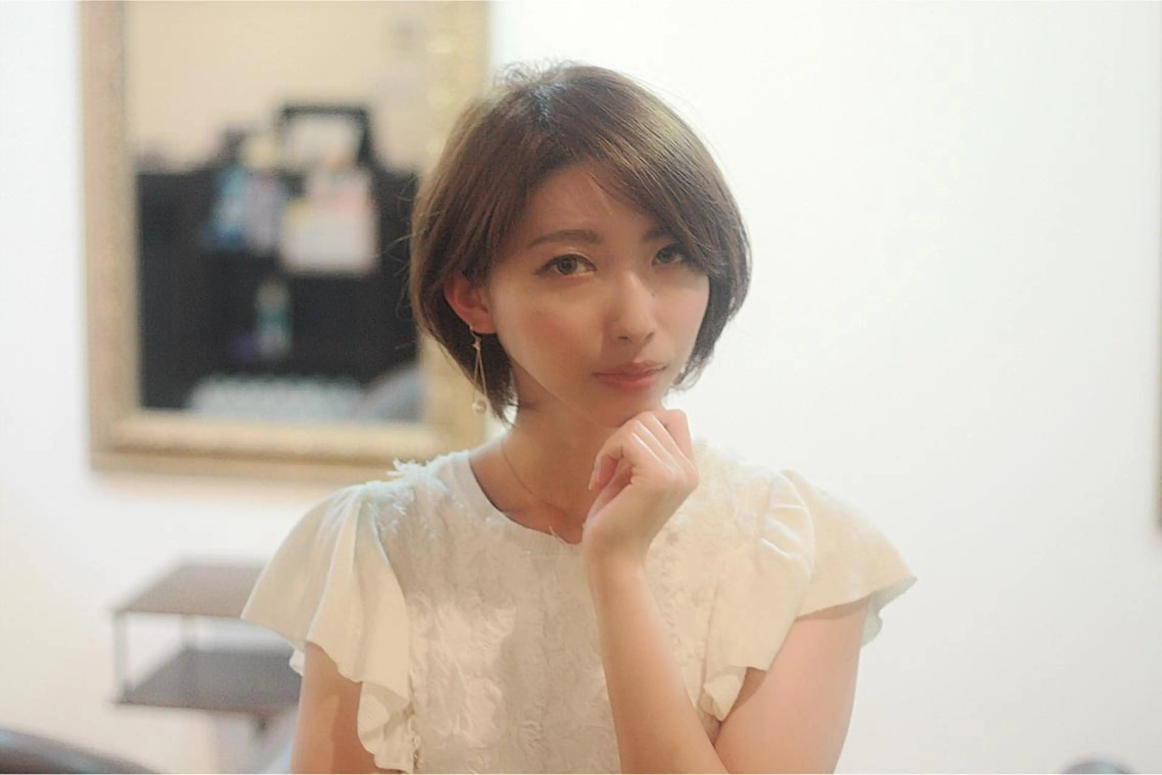 ショート カラー ショートボブ ボブ ショートヘア GLOSSY所属・坂本 直樹のヘアスタイル