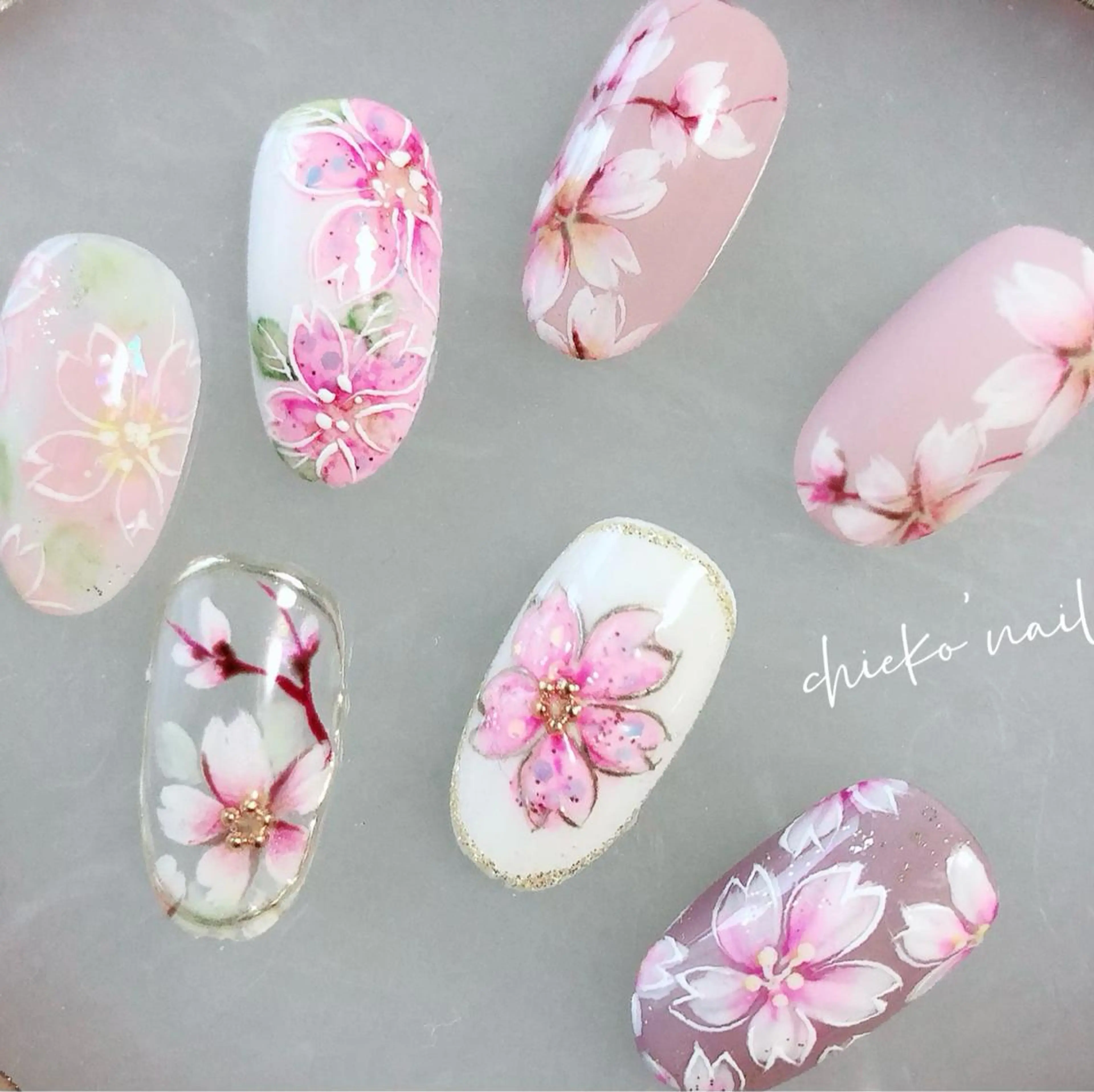 ネイル 春ネイル chieko'nail所属・CHILL NAIL 読谷のネイルデザイン