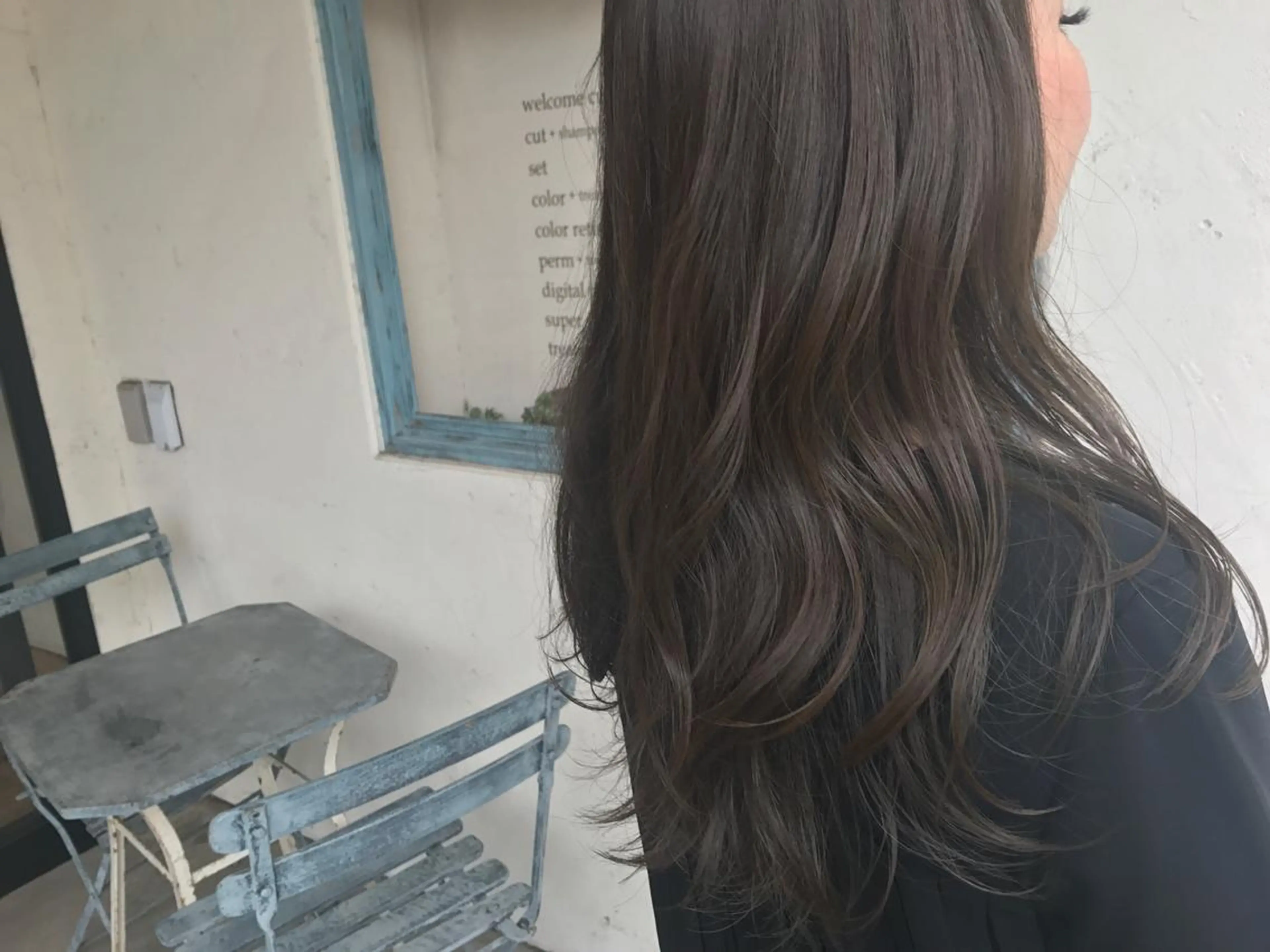 セミロング 上品な透明感カラー/ 表参道/MIKUのヘアスタイル