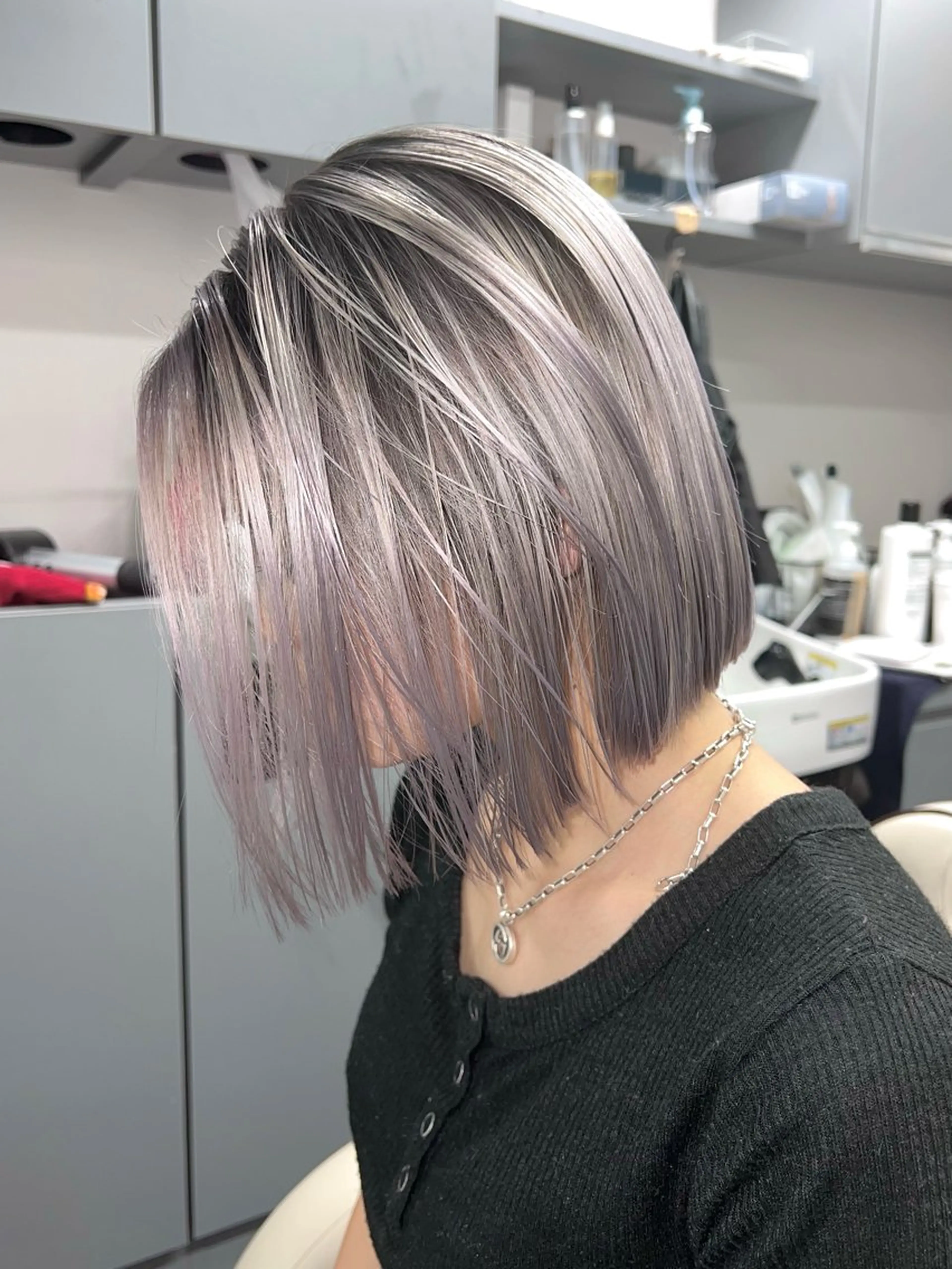 ショート カラー EGO所属・ブリーチカラー💖 rukaのヘアスタイル