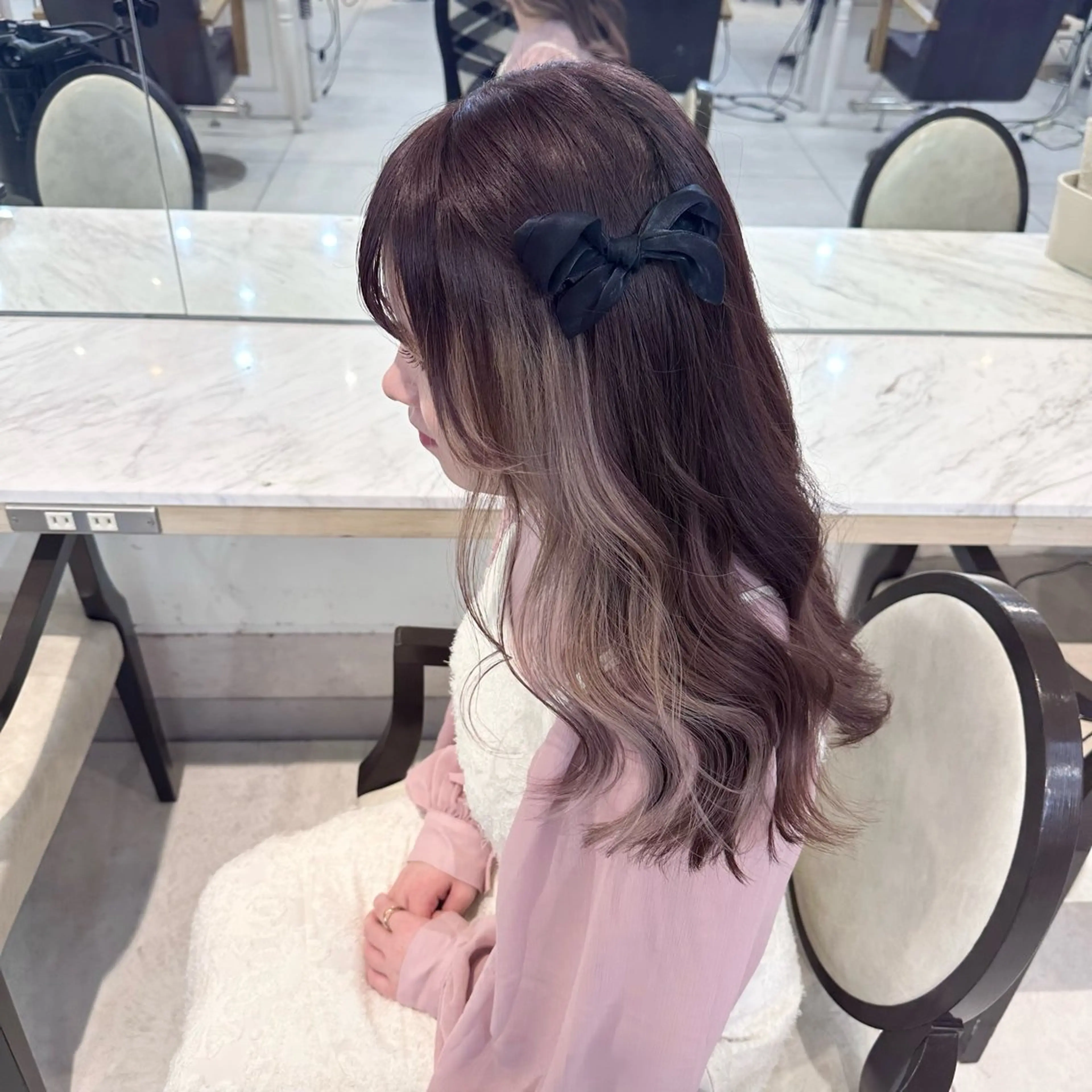 セミロング euphoria銀座グランデ所属・honoca 🤍のヘアスタイル