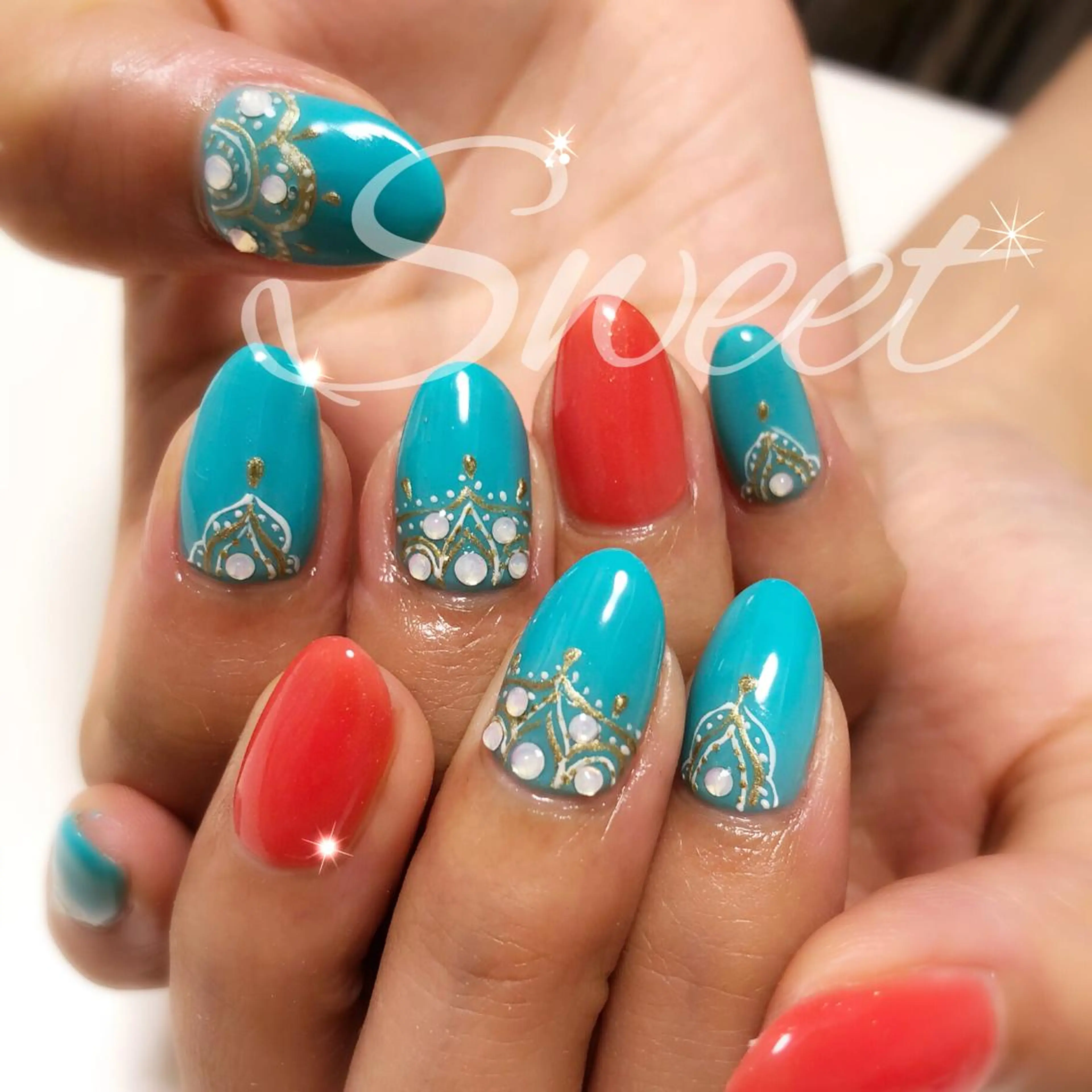 ネイル sweet 仲野陽子のネイルデザイン