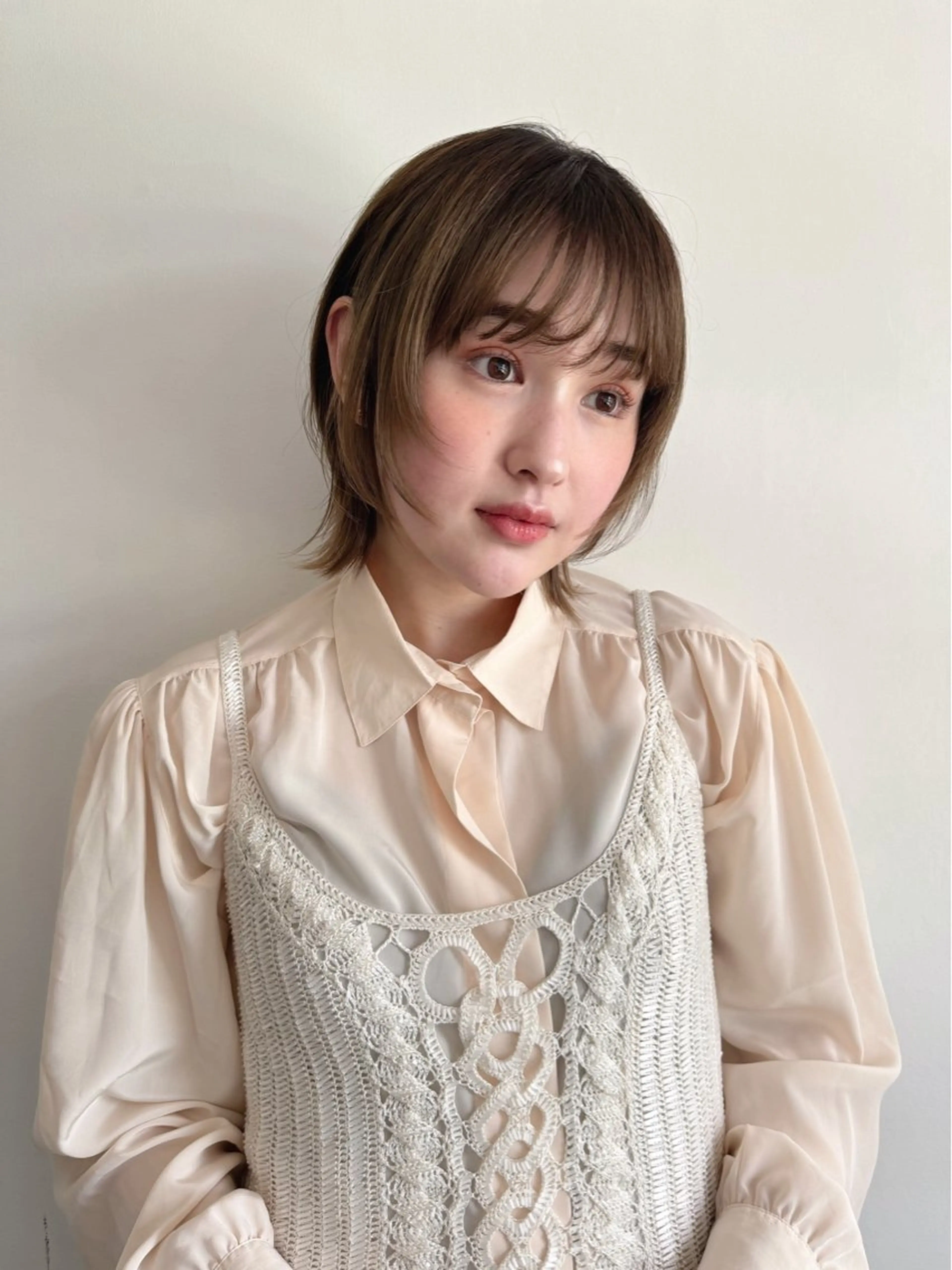 ミディアム ボブ 顔まわりレイヤー レイヤーカット ボブ/レイヤー 🌟梅田盛一🌟のヘアスタイル