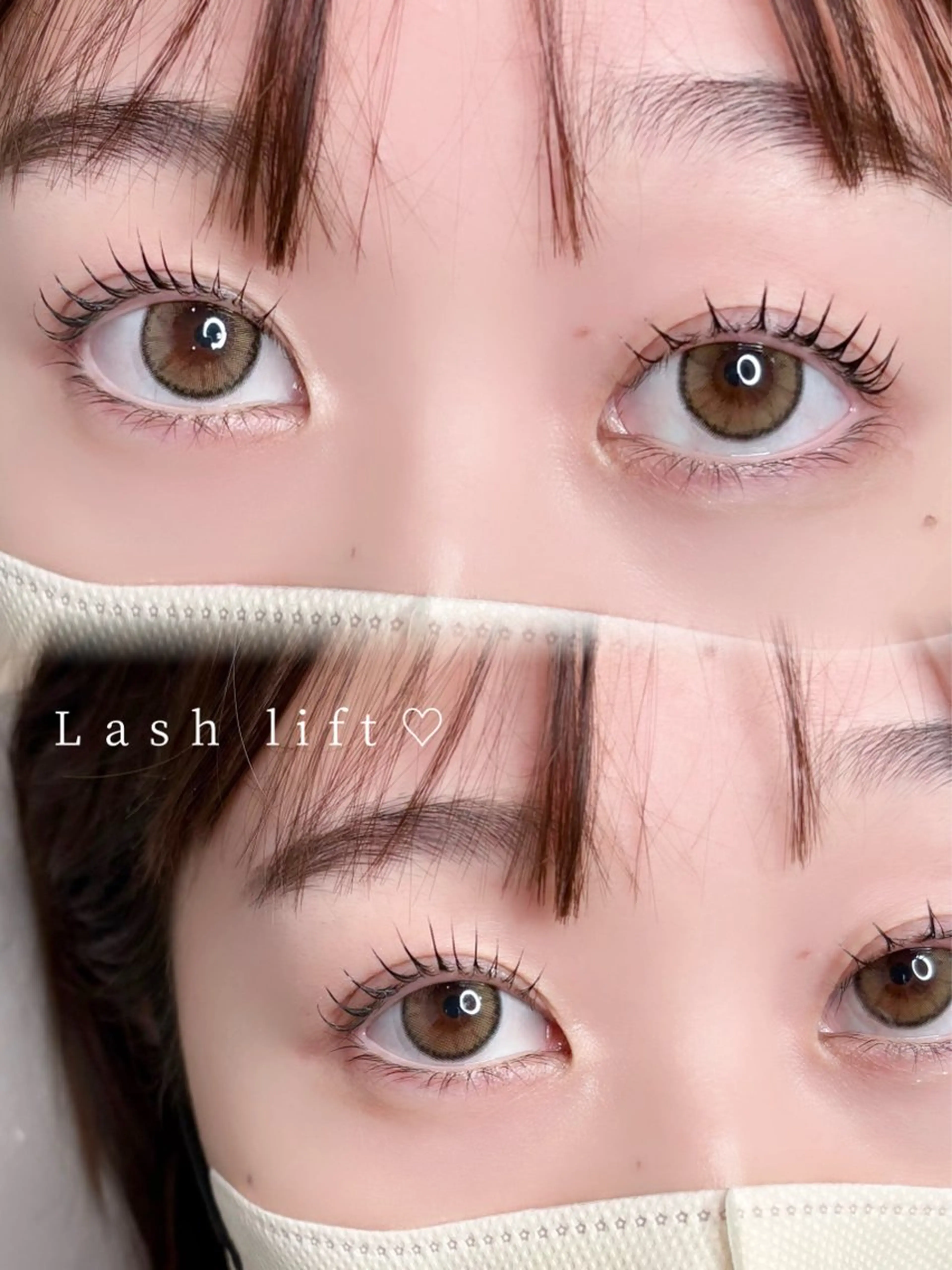 [オフ込み]まつ毛パーマ❤︎ パリジェンヌ/まつ毛パーマ/束感まつ毛🩷の写真