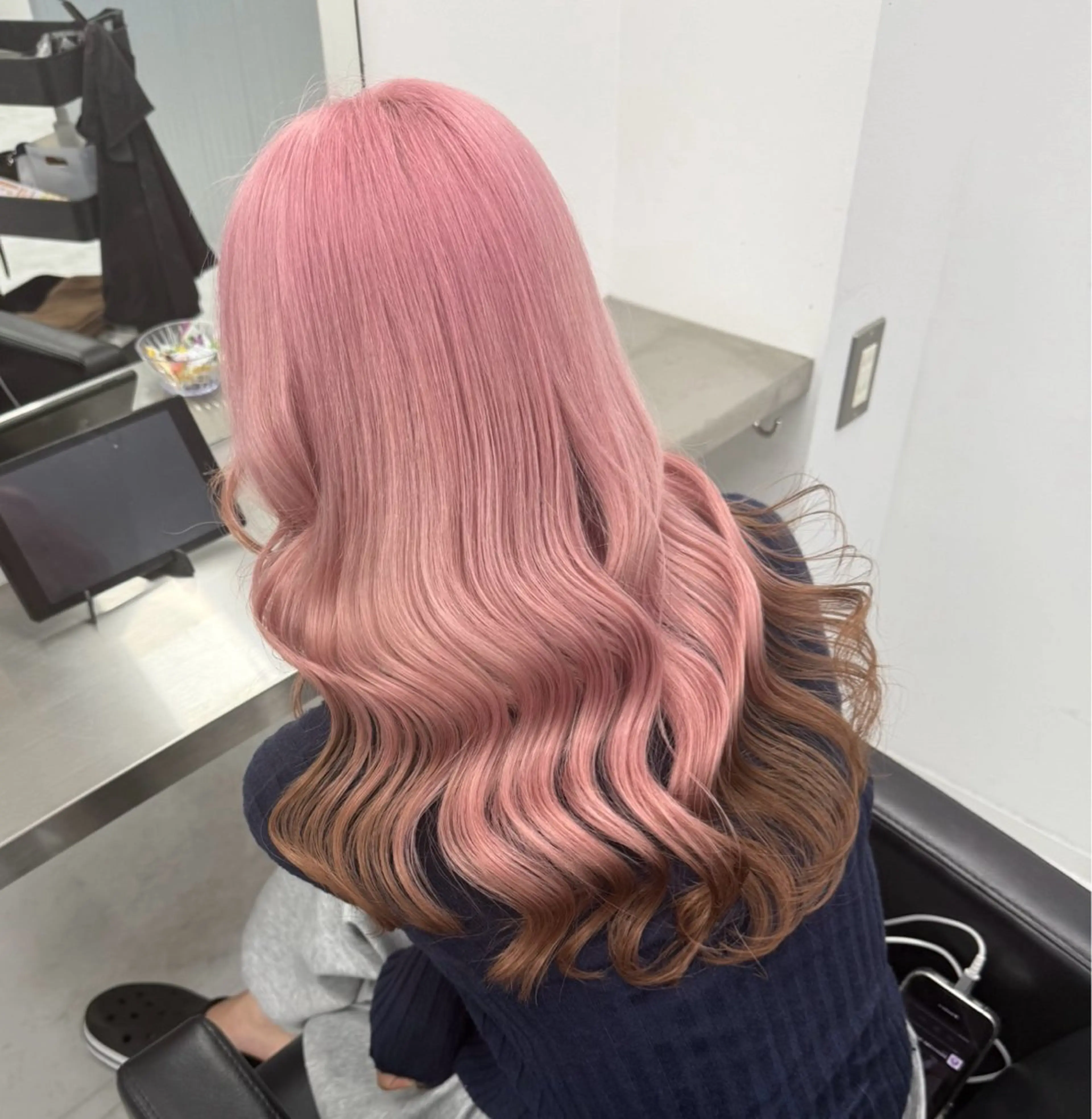 〖 オススメ✨〗💒ブリーチ➕カラーの写真