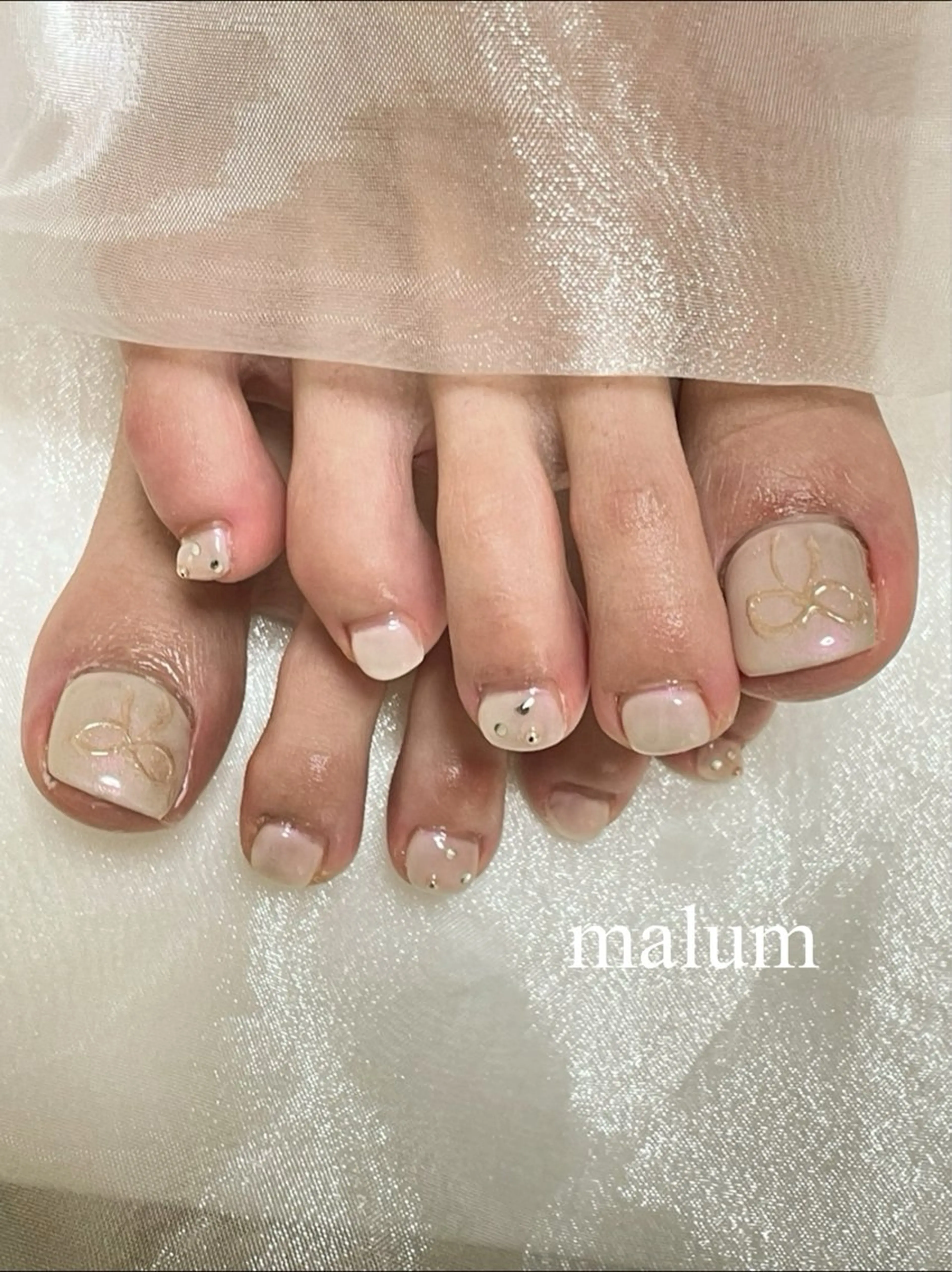 ネイル フットネイル malum nailのネイルデザイン