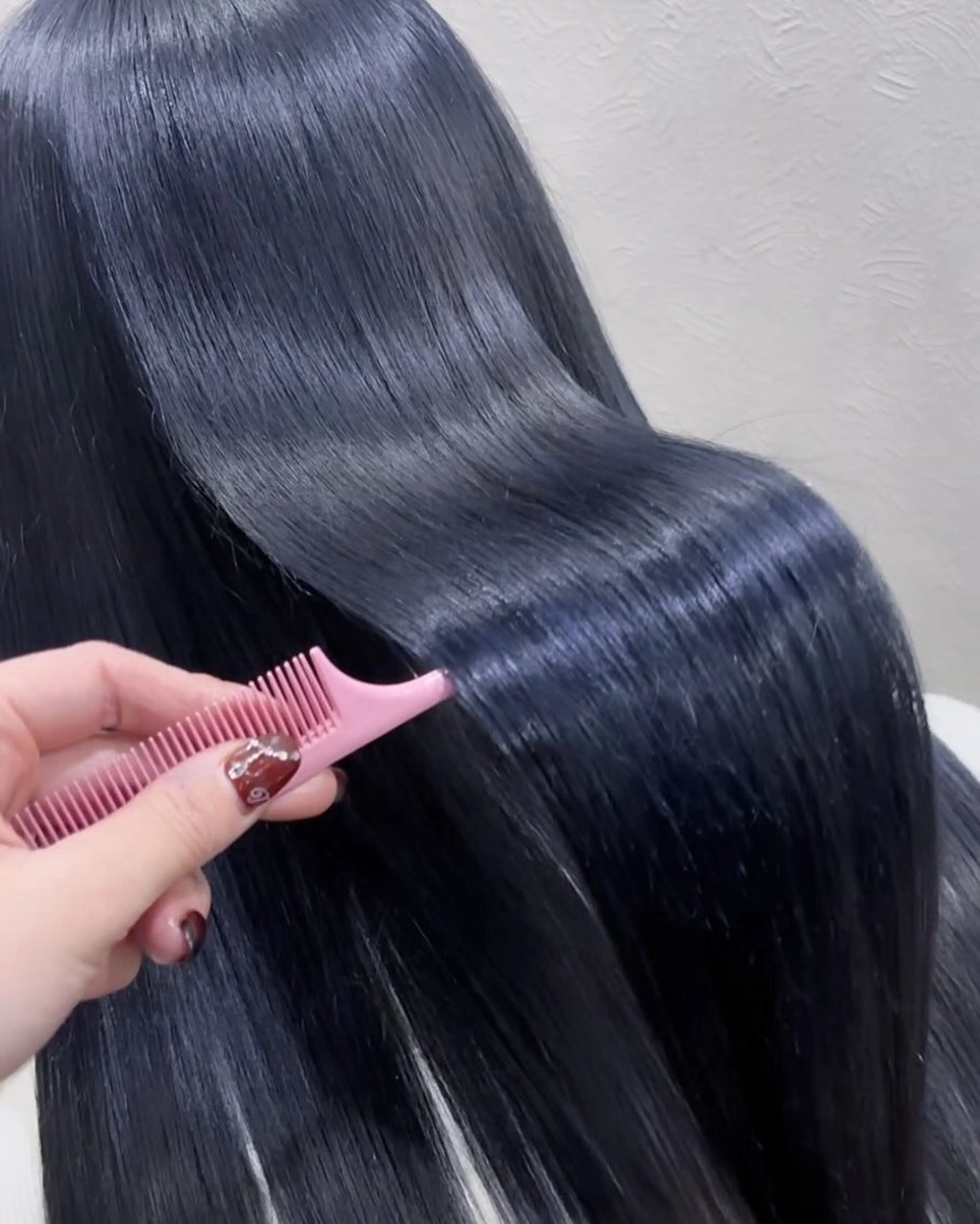 ロング カラー ヘアカラー 中嶋心渚⌇透明感 カラー️🩵🎀‪のヘアスタイル