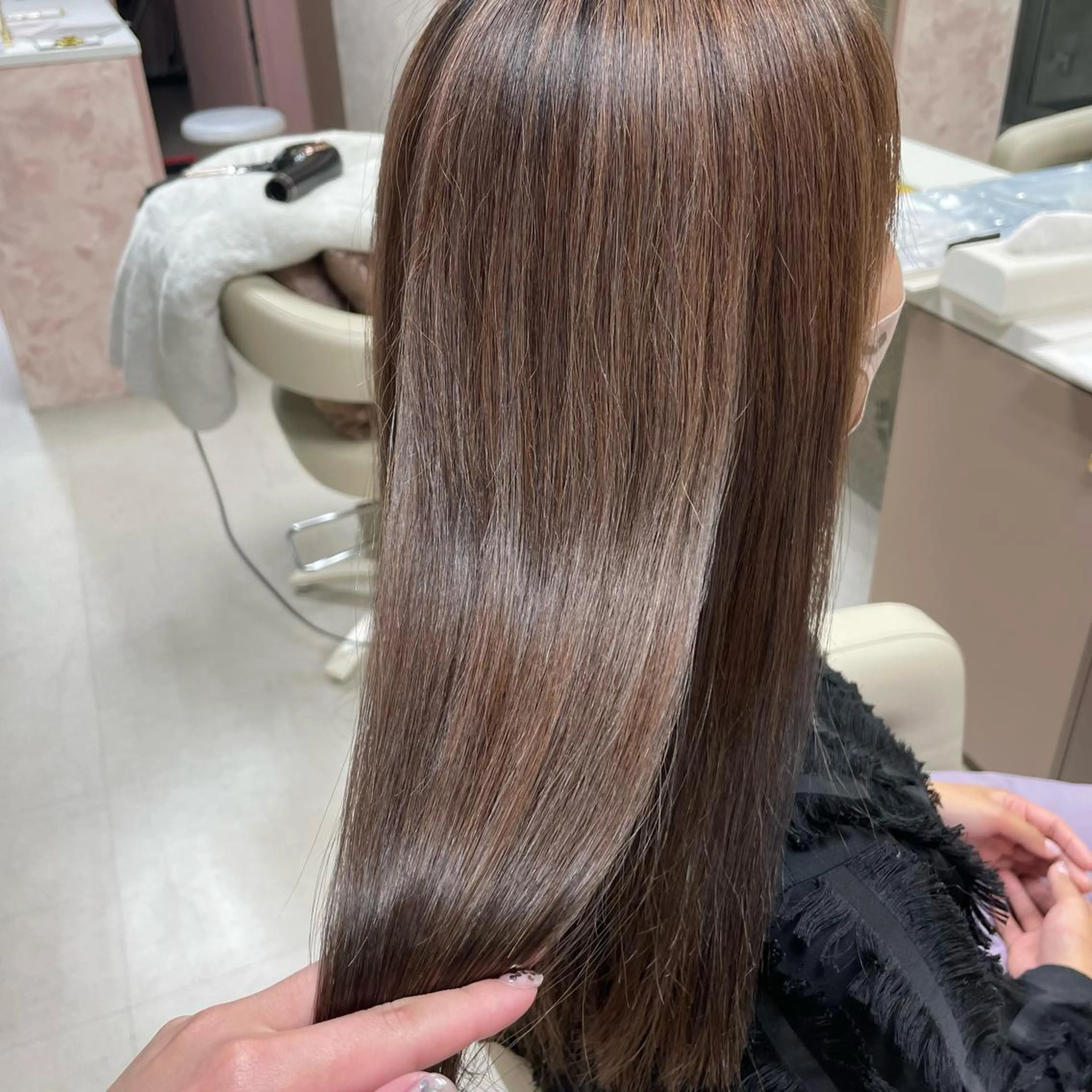 カット+縮毛矯正.ストレートの写真