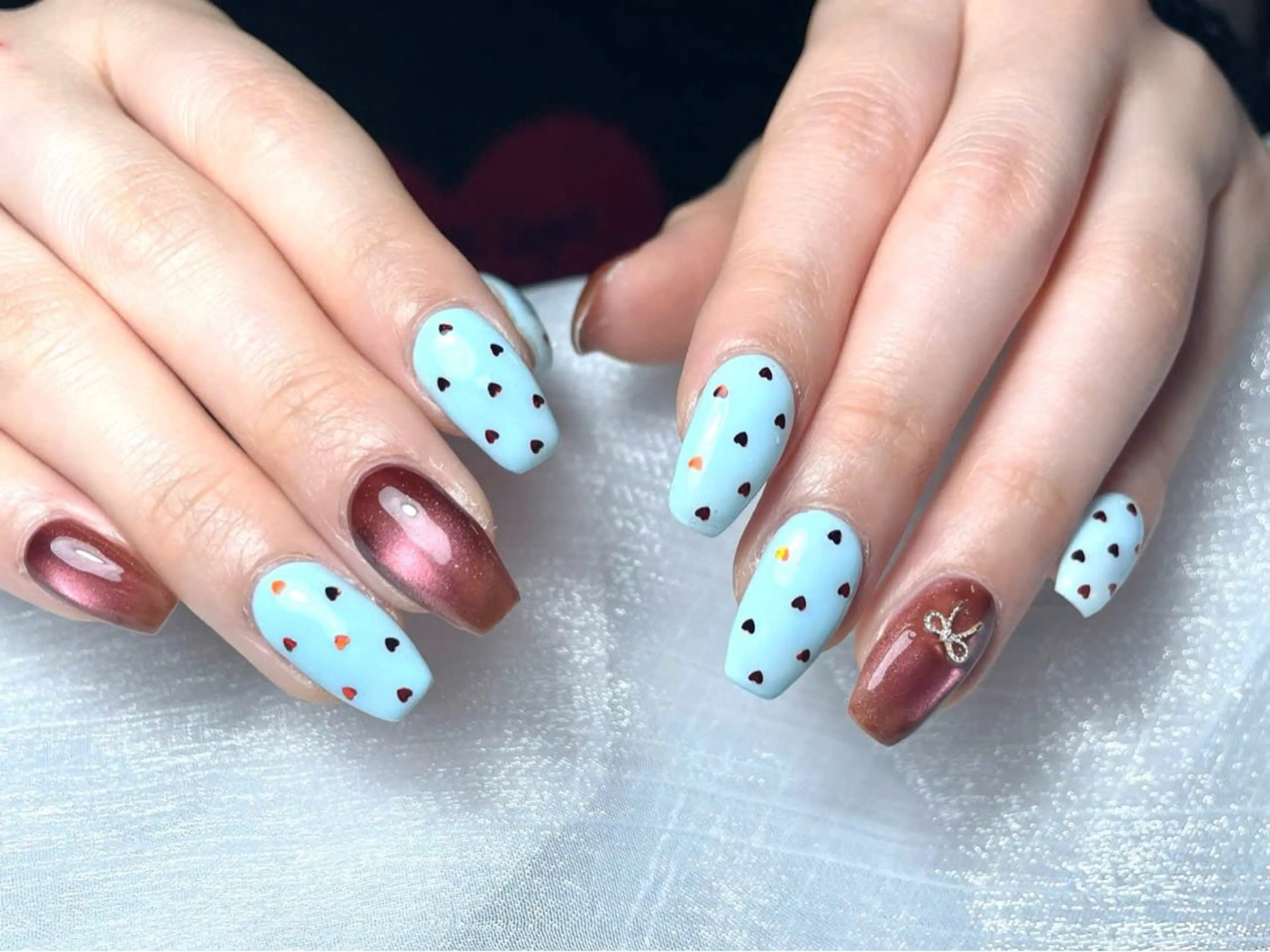 ネイル キラキラネイル ストーンネイル Michan Nail所属・Michan Nailのネイルデザイン