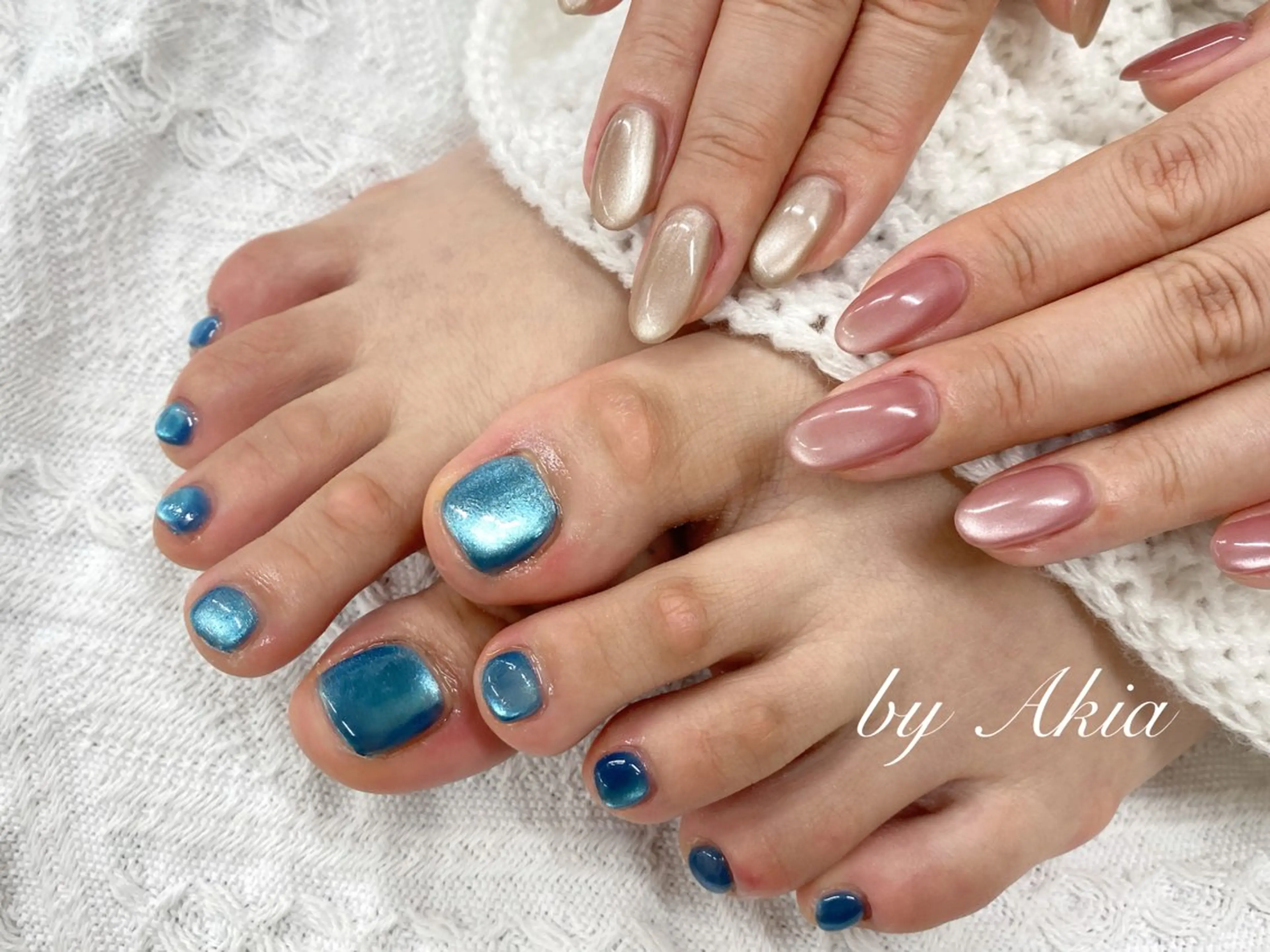 🖐️ハンド+🦶フット🎀マグネットカラー🎀初回オフ無料の写真