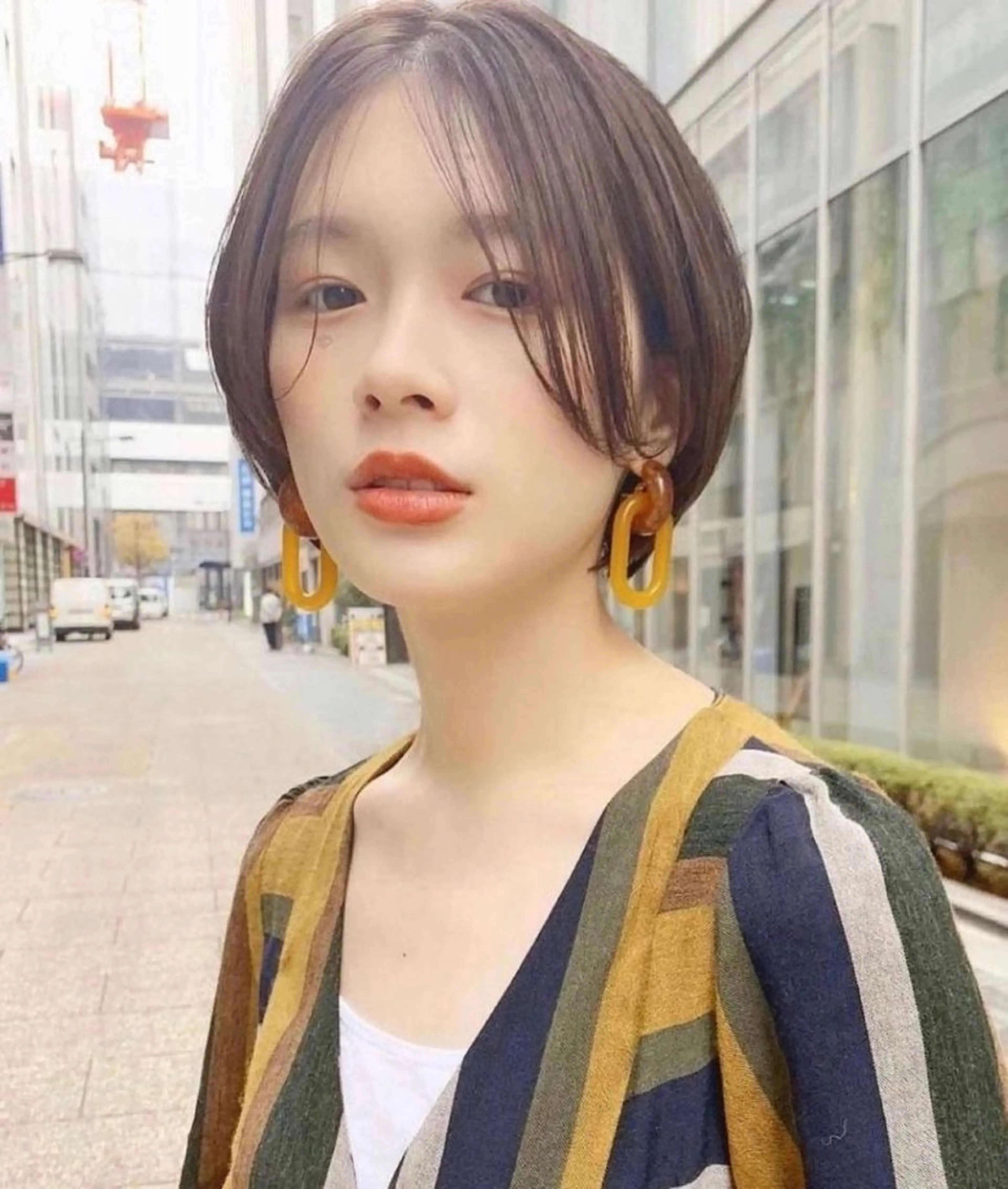 ショート ショートヘア ブリーチなし/透明感 /ショート/大世のヘアスタイル