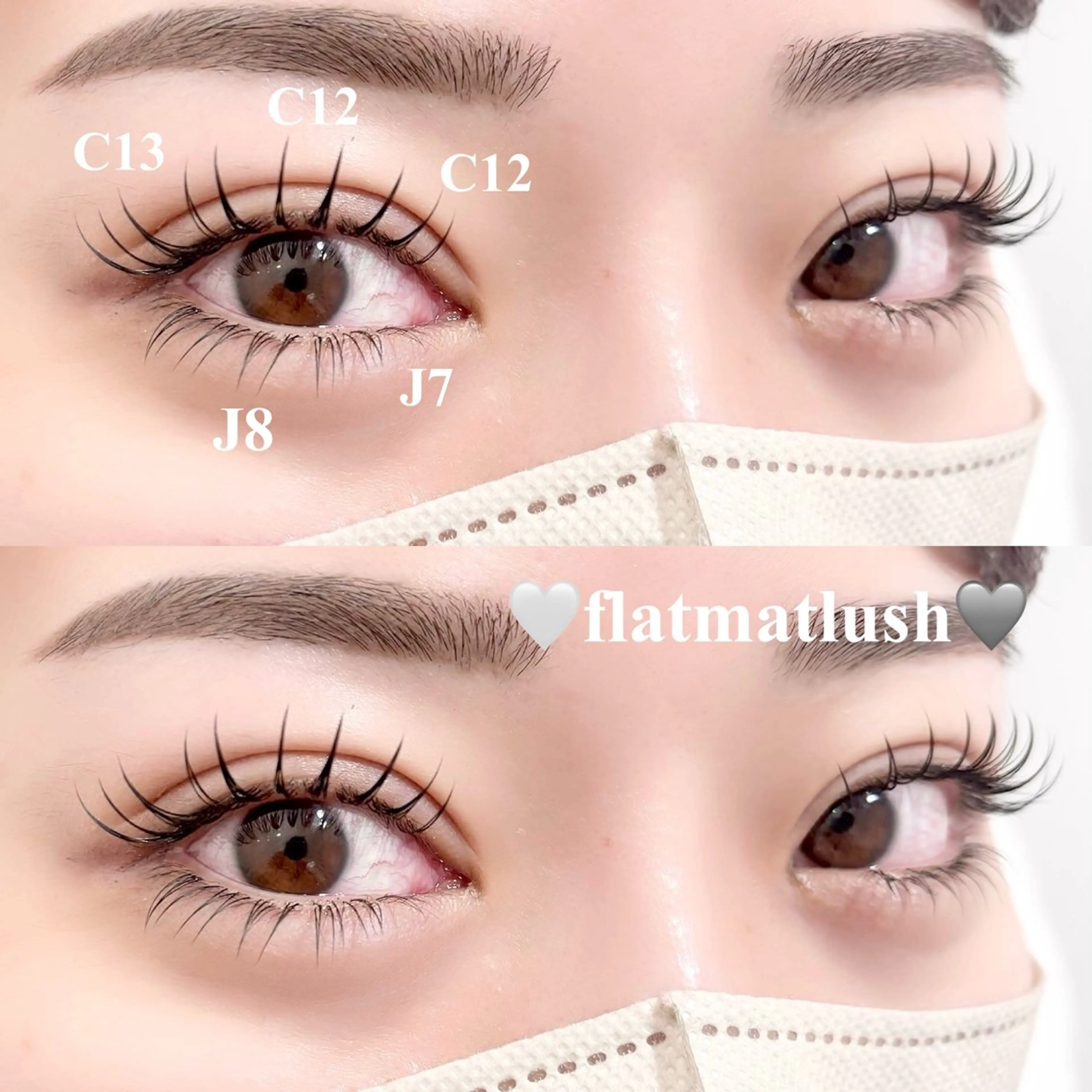 マツエク・マツパ purple aster名駅店所属・パープルアスター/ mako🐈‍⬛🤍のマツエク・マツパデザイン