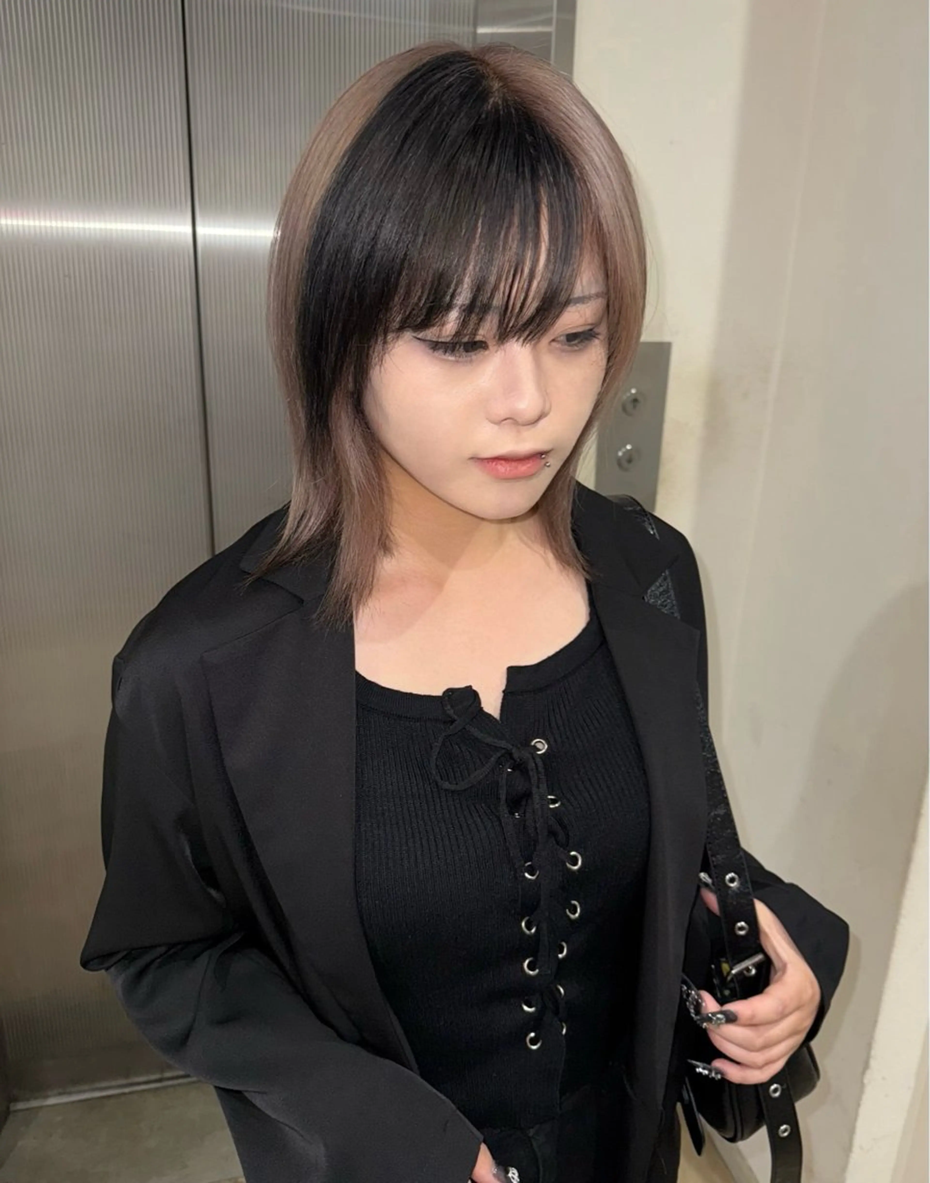 ミディアム ヘアカラー トリートメント ハイトーン/デザイン honokaのヘアスタイル