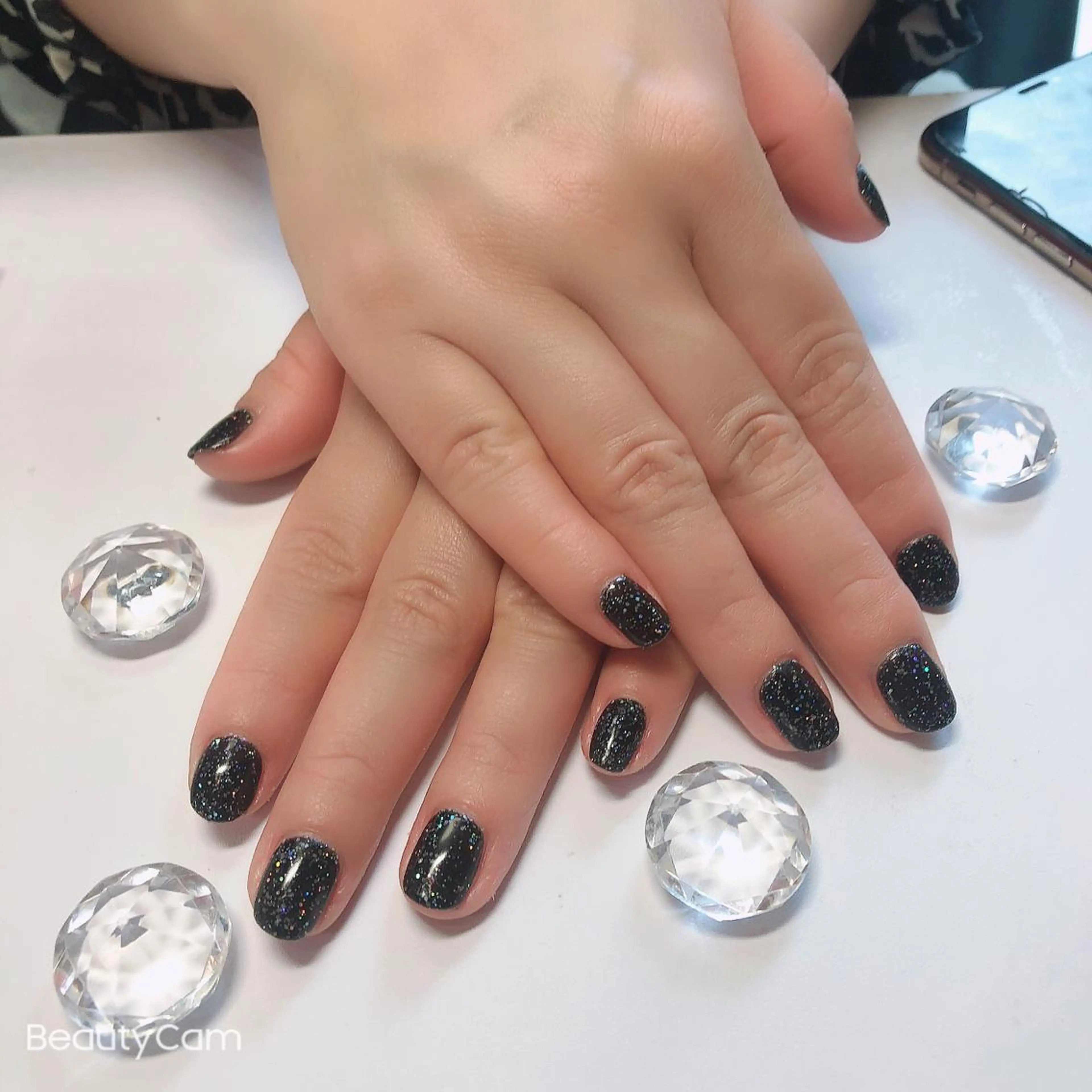 ワンカラー(オフあり) 但し、ハードジェルとスカルプのオフはできませんので、ご了承ください！🌈甘皮処理＋ドライケアの写真