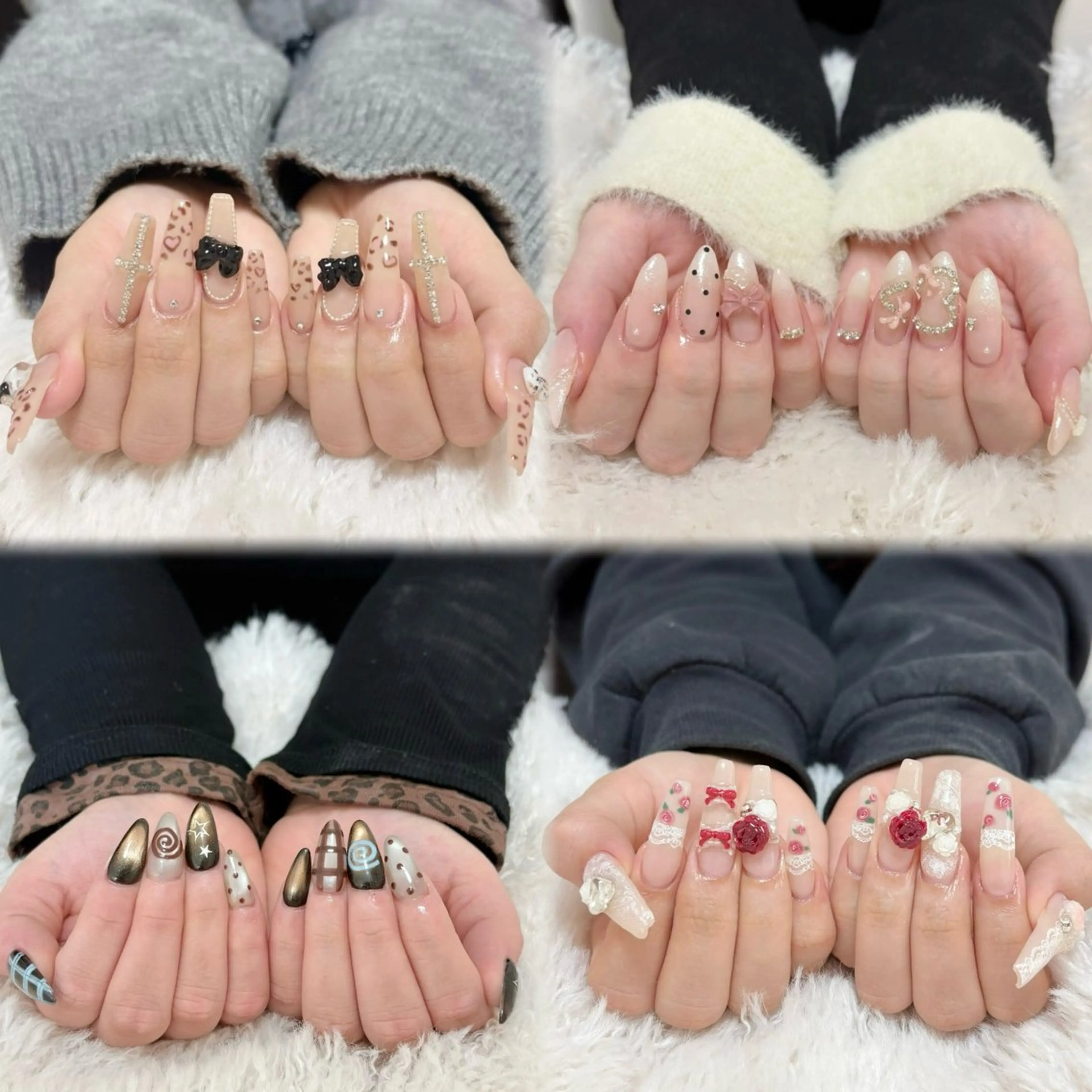 ネイル 持ち込み ハンドネイル Sakura Lino三郷 尾張旭のネイルデザイン