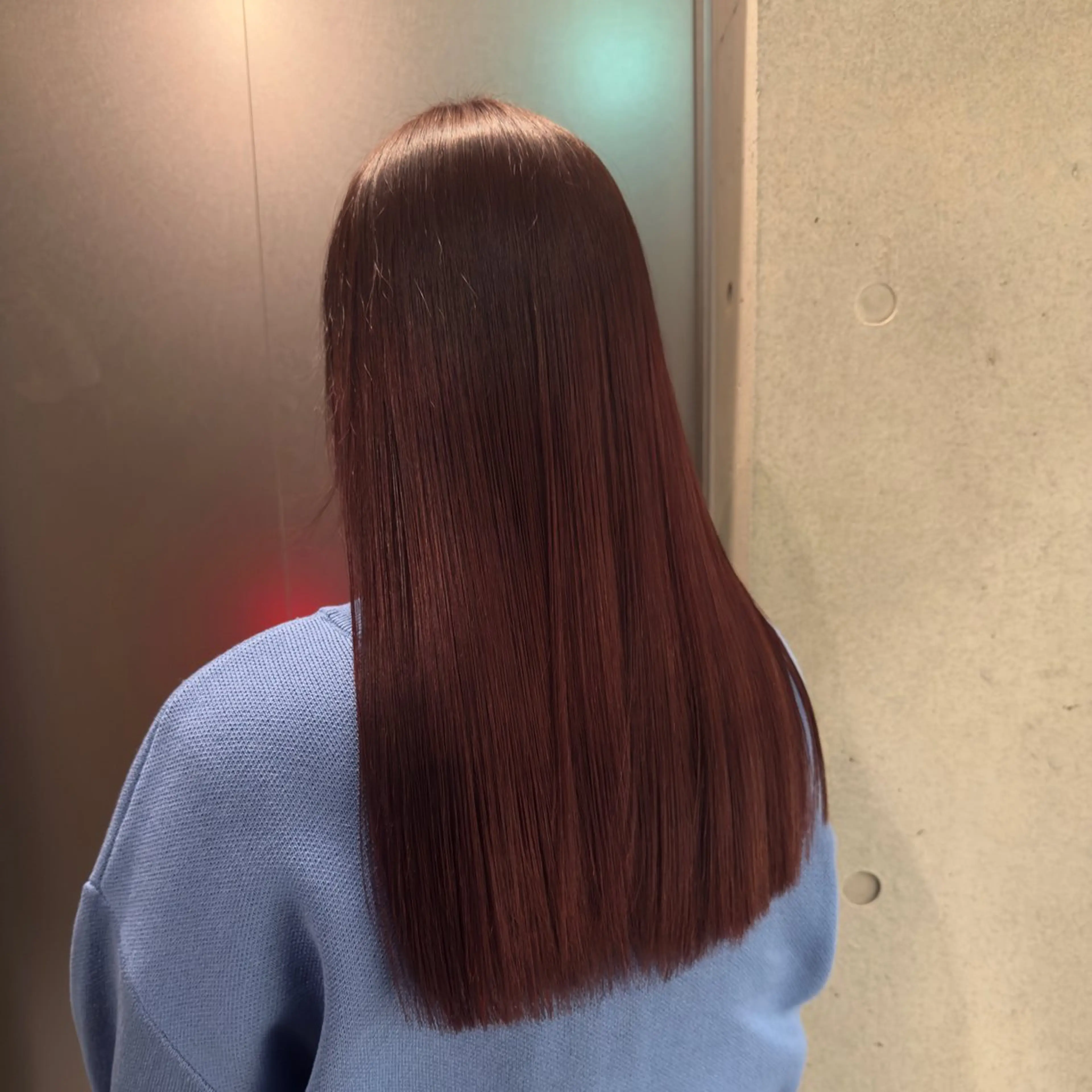 ロング カラー カット ヘアカラー トリートメント 透明感/血色カラー/ 似合せレイヤー/ゆいのヘアスタイル