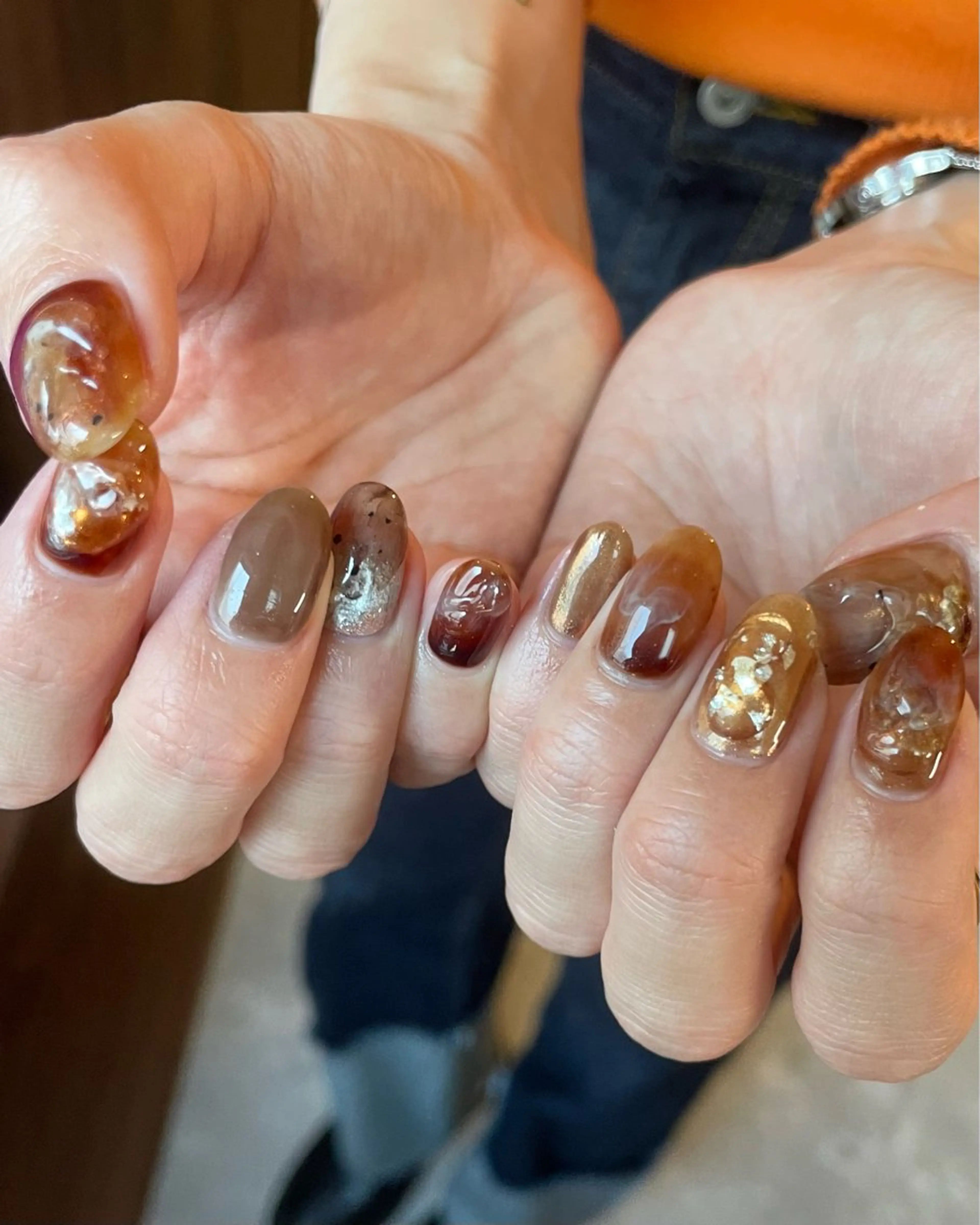 ネイル ニュアンスネイル ハンドネイル ネイルサロン Noëlのネイルデザイン