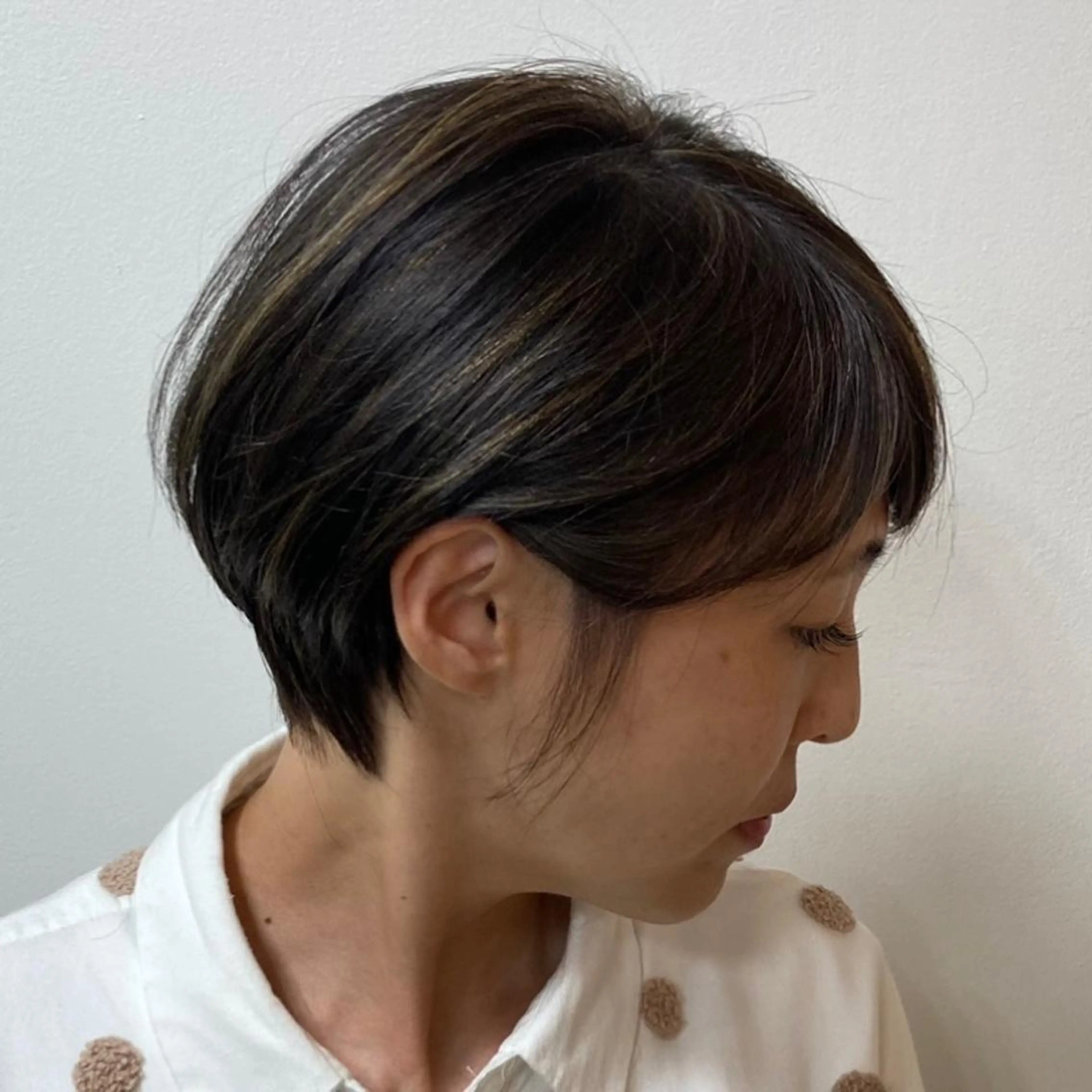 ショート 【白髪ぼかし】 愛甲竜佑のヘアスタイル