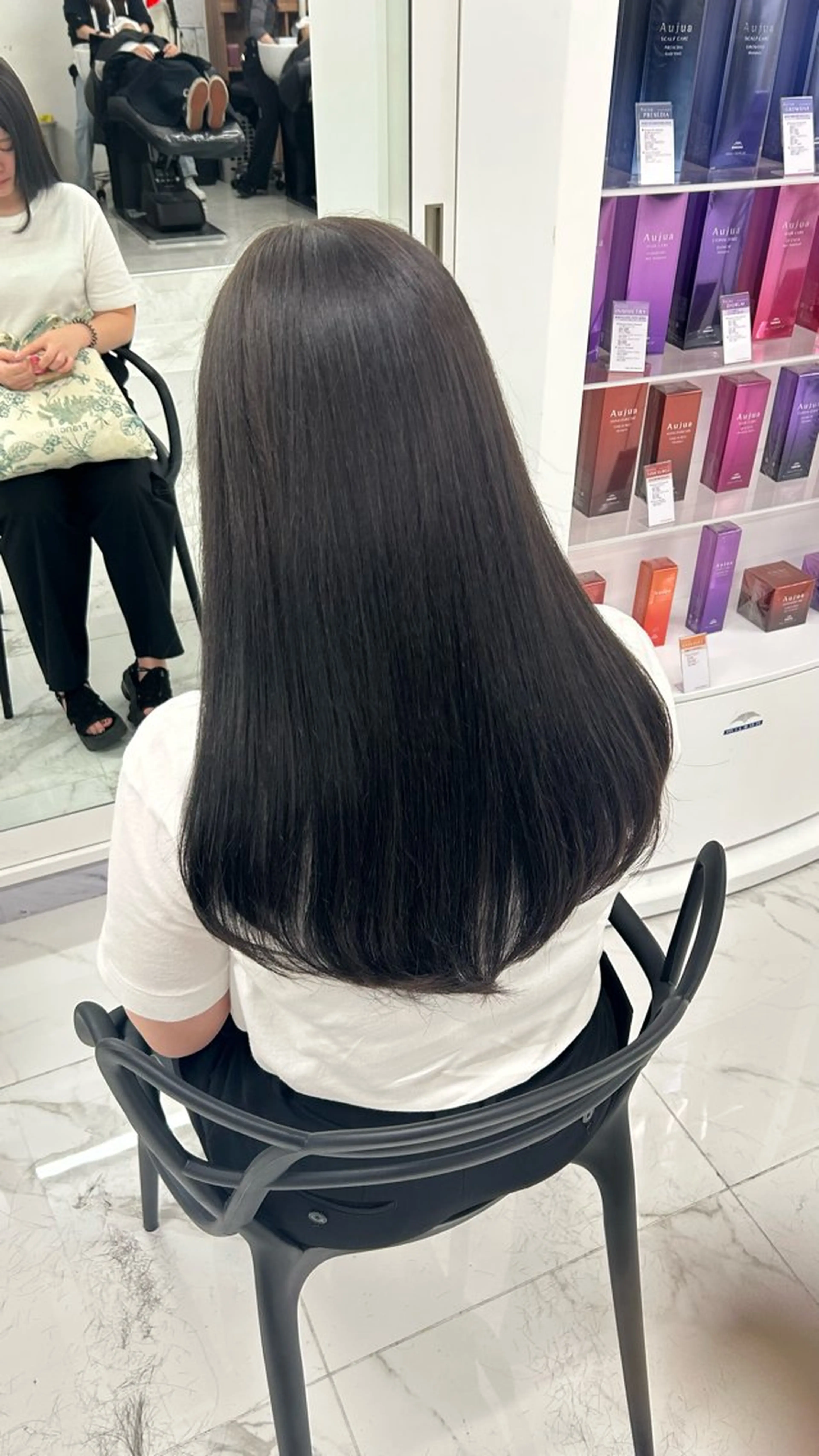 ロング カラー カット ヘアカラー 艶カラー/レイ ヤー🖤Akaneのヘアスタイル