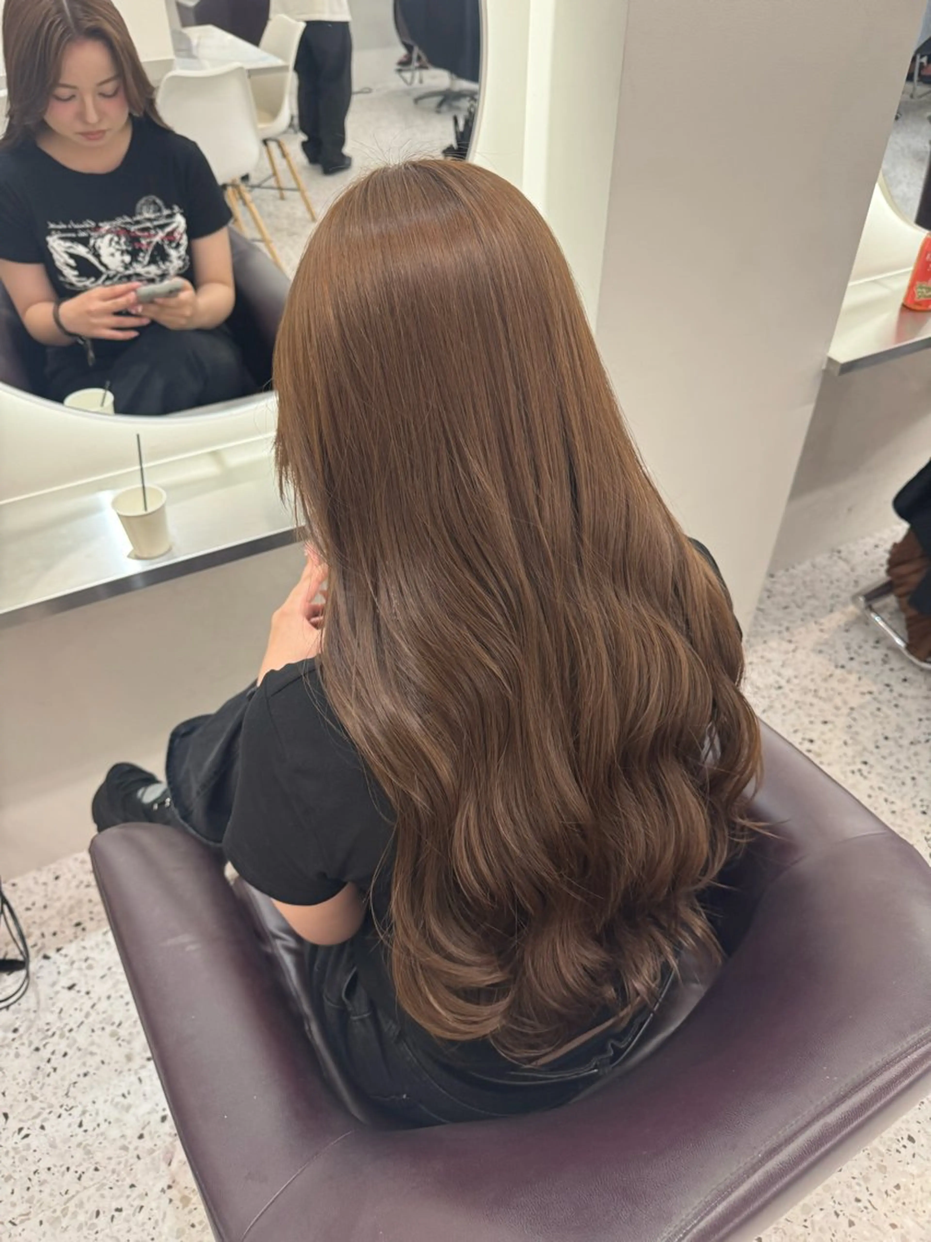 🩵ブリーチなし🩵ダブルカラー+最新トリートメントの写真