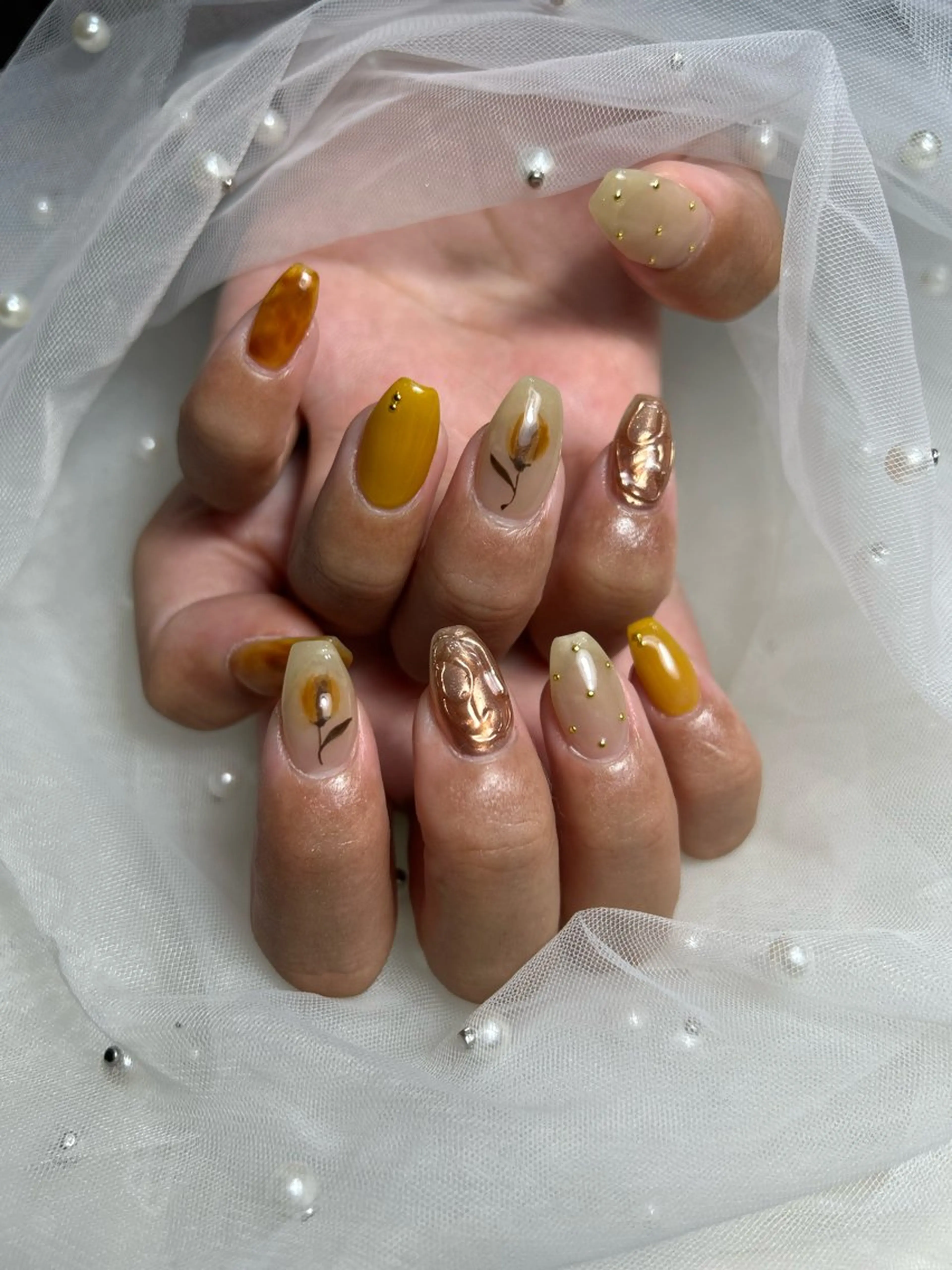 ネイル ハンドネイル フットネイル ✴︎ Delightのネイルデザイン