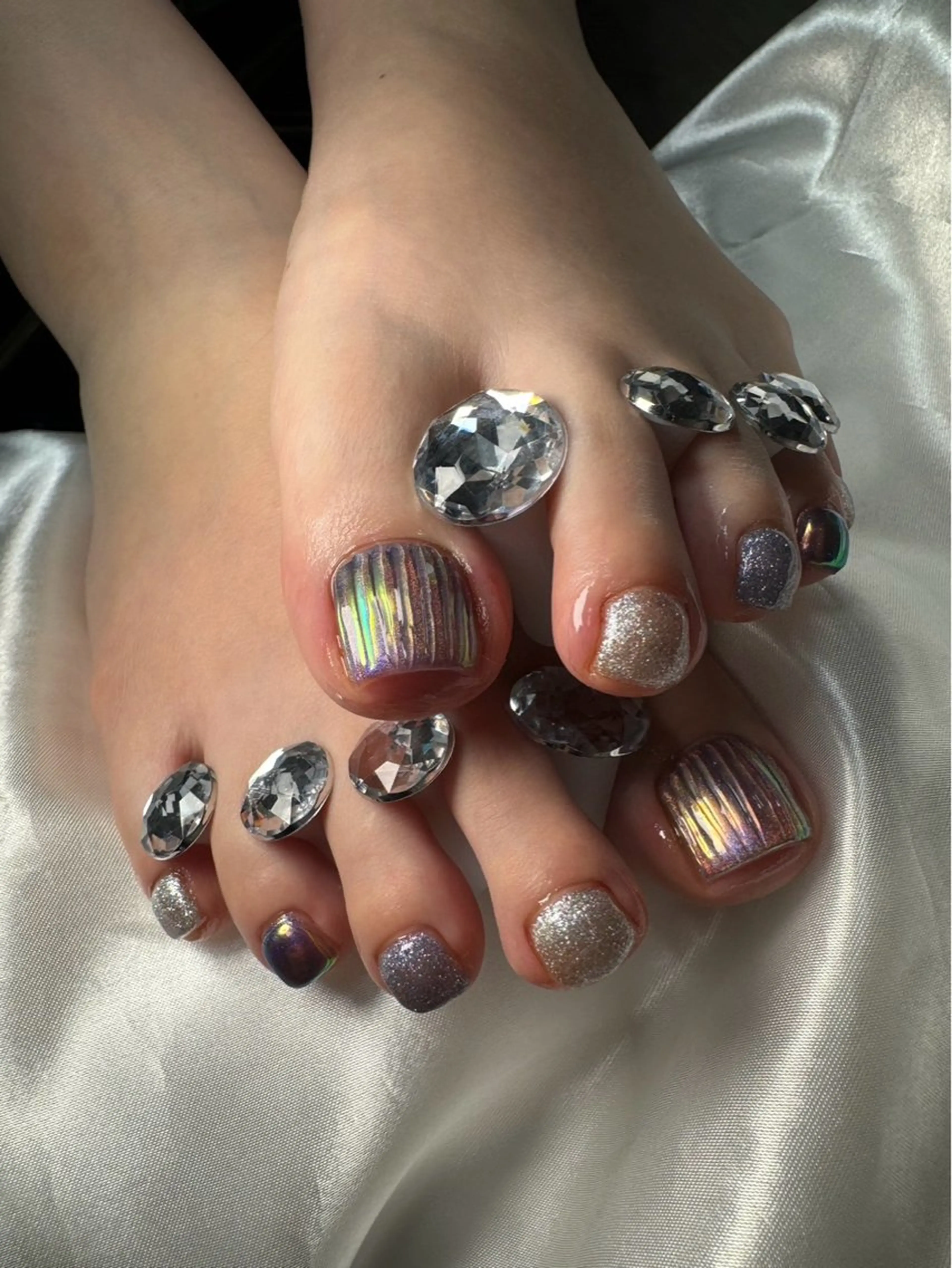 ネイル フットネイル mille feuilleのネイルデザイン