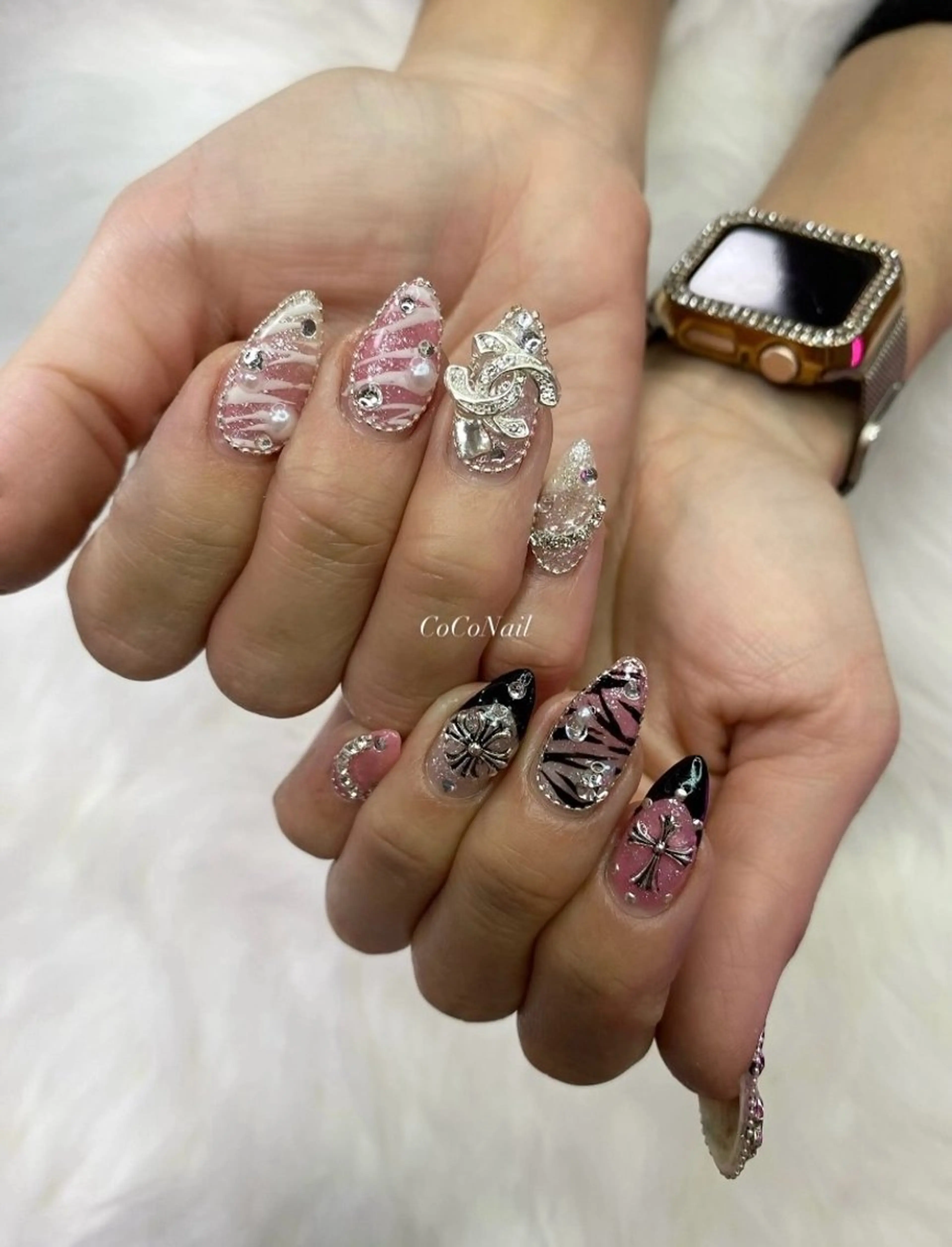 ネイル ジェルネイル ロングネイル パラジェル ショートネイル 𝐒. 𝐒𝐚𝐰𝐚のネイルデザイン