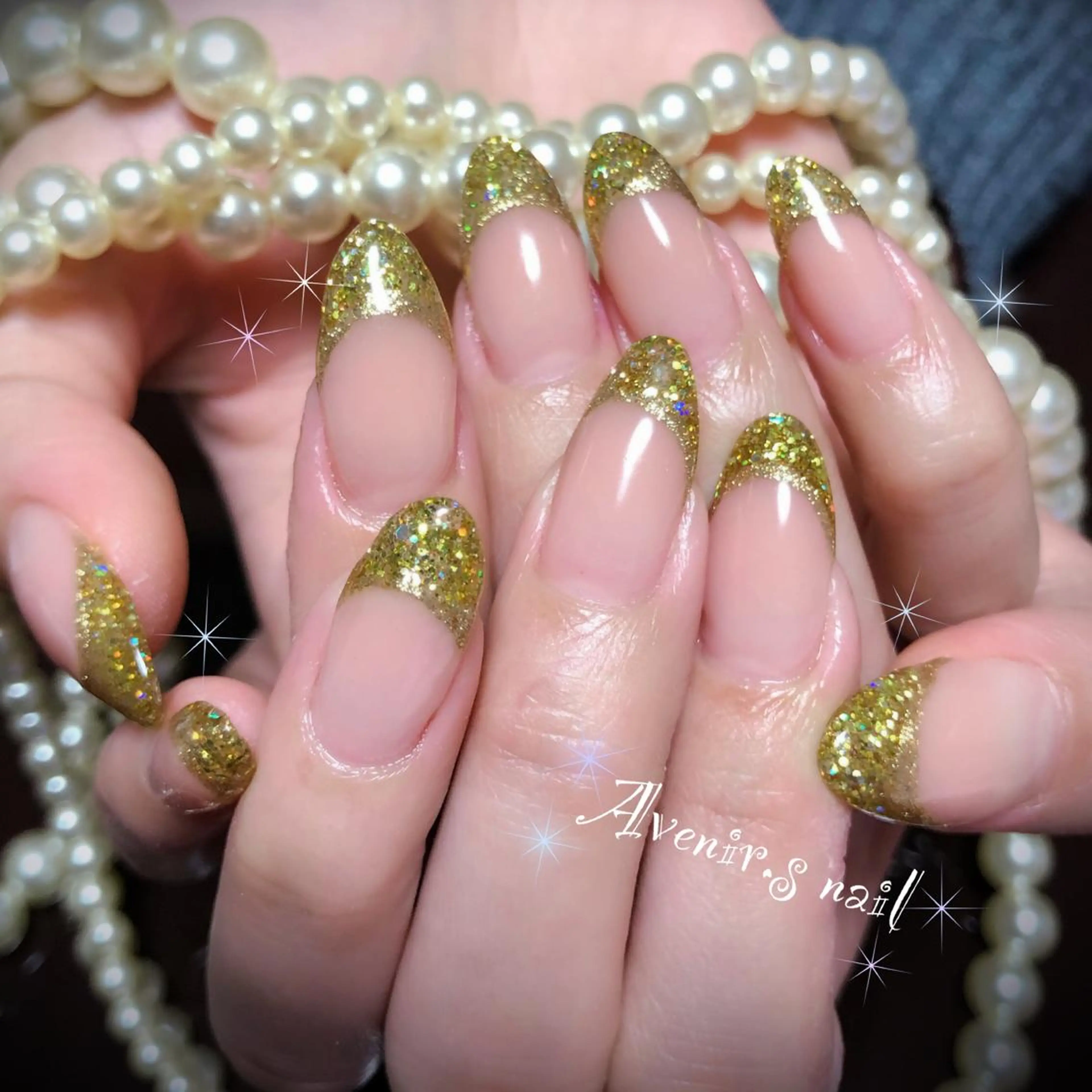 ネイル フレンチネイル スカルプネイル Home Salon Avenir.のネイルデザイン