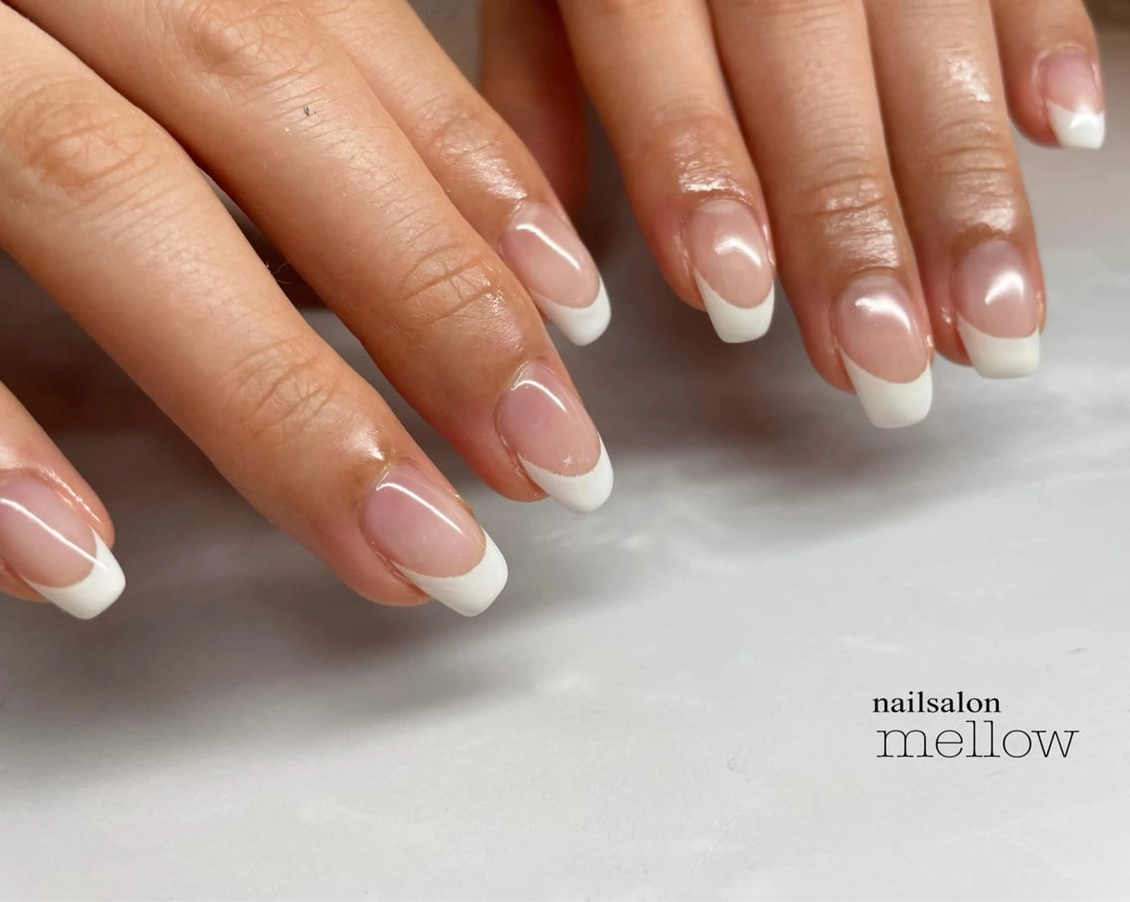 ネイル フレンチネイル 大山 浩美のネイルデザイン