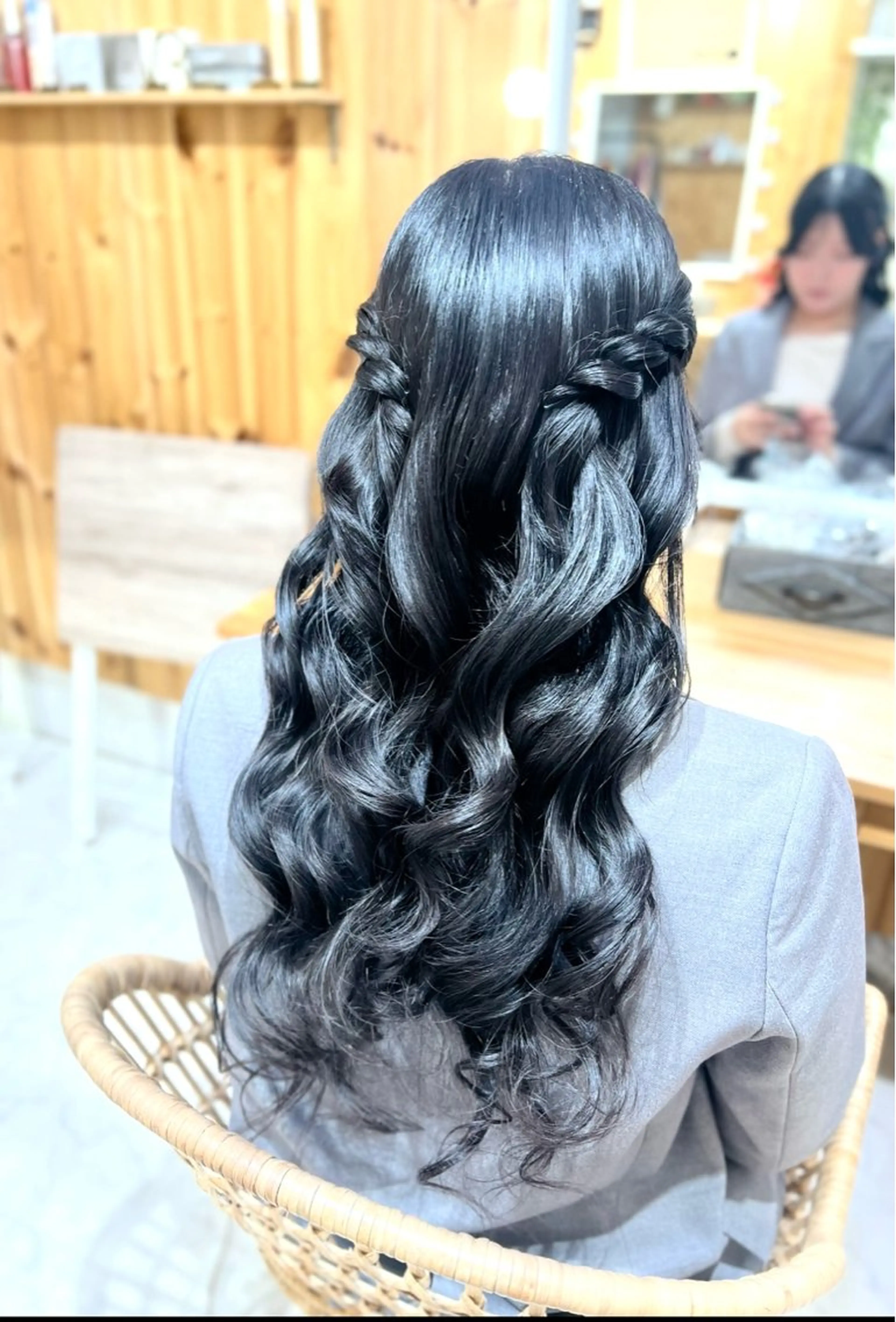 ロング ヘアセット ヘアセット/金山 佐野 妃都美のヘアスタイル