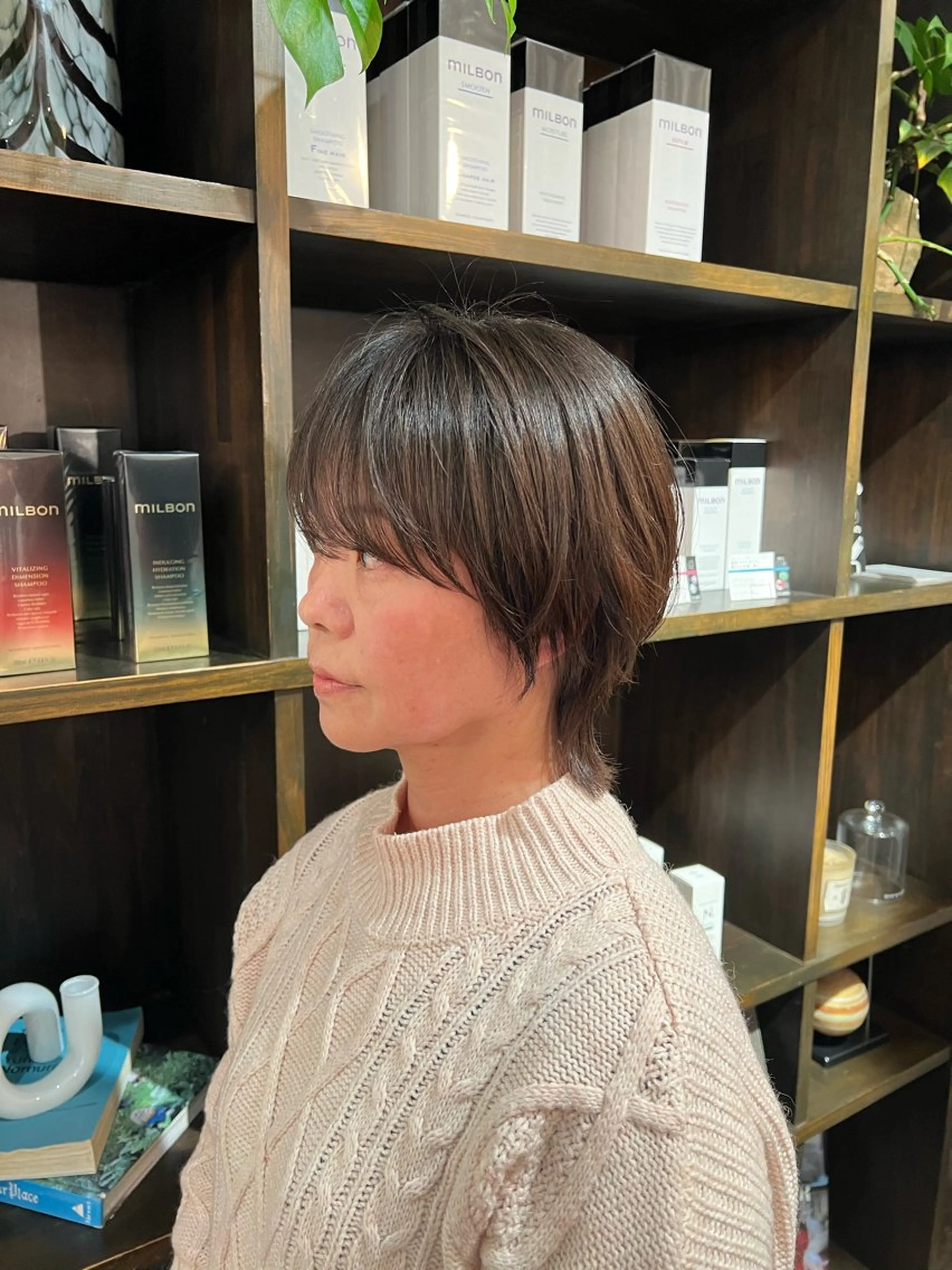 ショート デジタルパーマ 加藤園のヘアスタイル