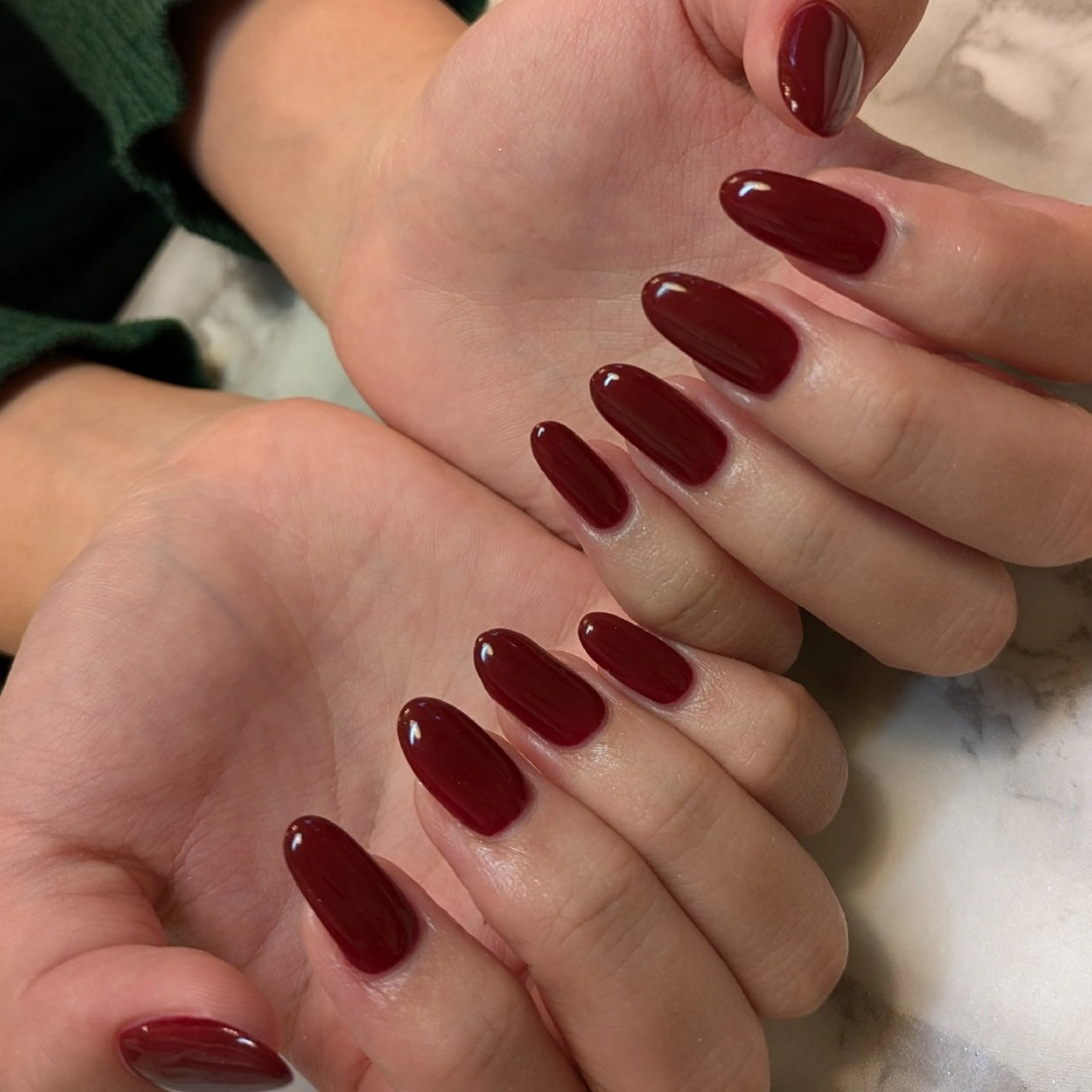 ネイル ワンカラーネイル ジェヌインネイル 河内のネイルデザイン