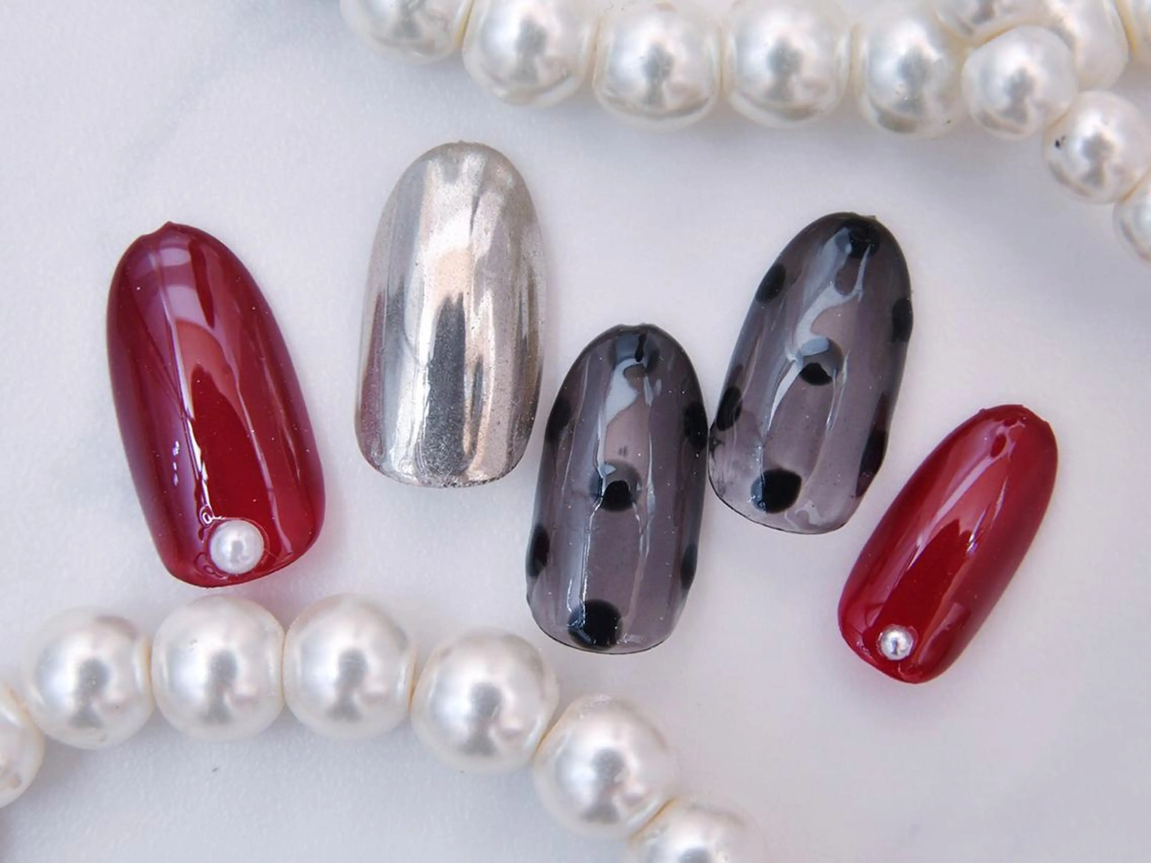 ネイル 桜ネイル クリアネイル フットネイル ジェルネイル キラキラネイル Tiary Nail Yのネイルデザイン