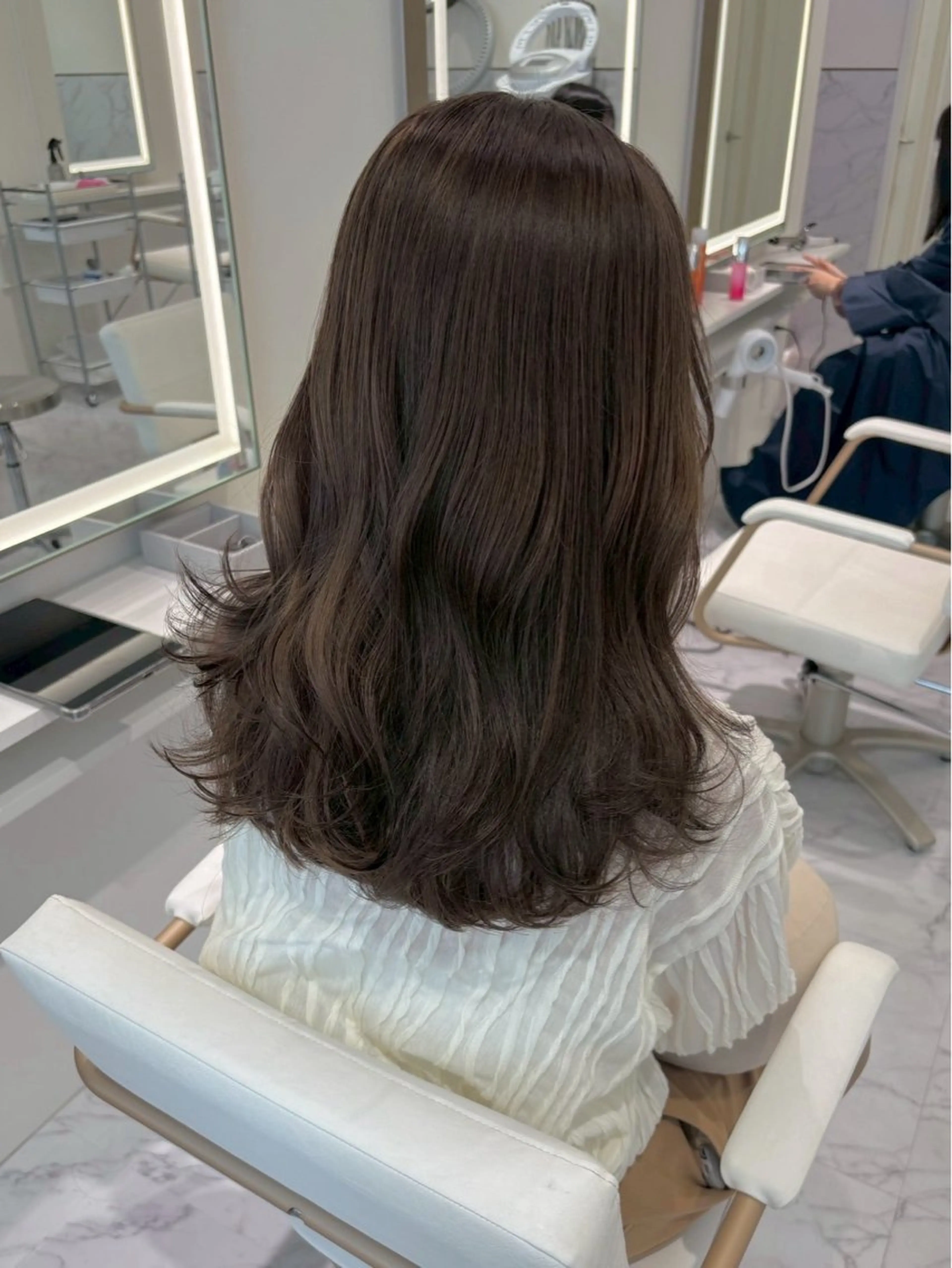 ロング カラー ヘアカラー ParveMix🎀 稲垣詞葉のヘアスタイル