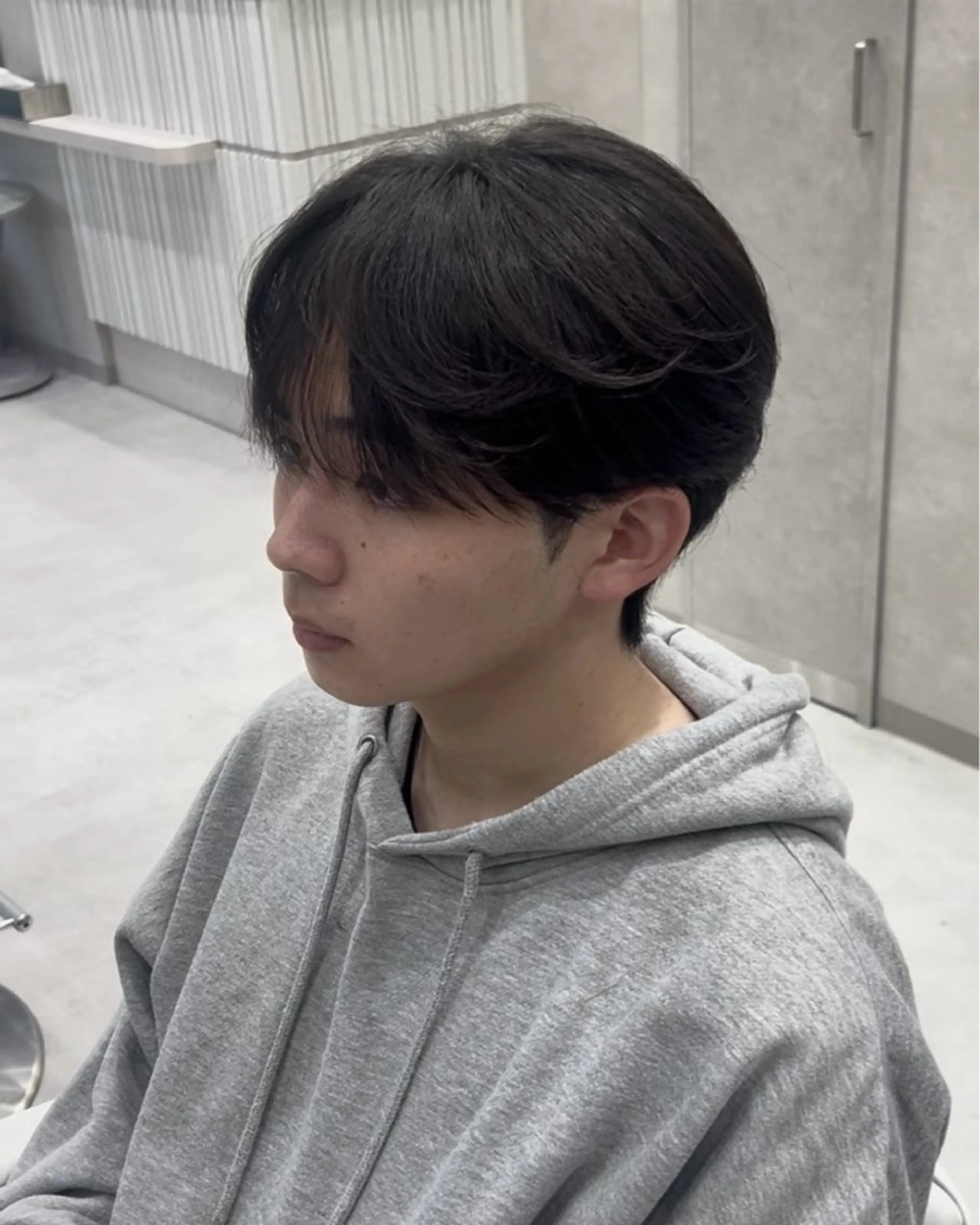 坂口指名【ピンピンしない自然な仕上がり】カット+全体縮毛矯正【150分】の写真