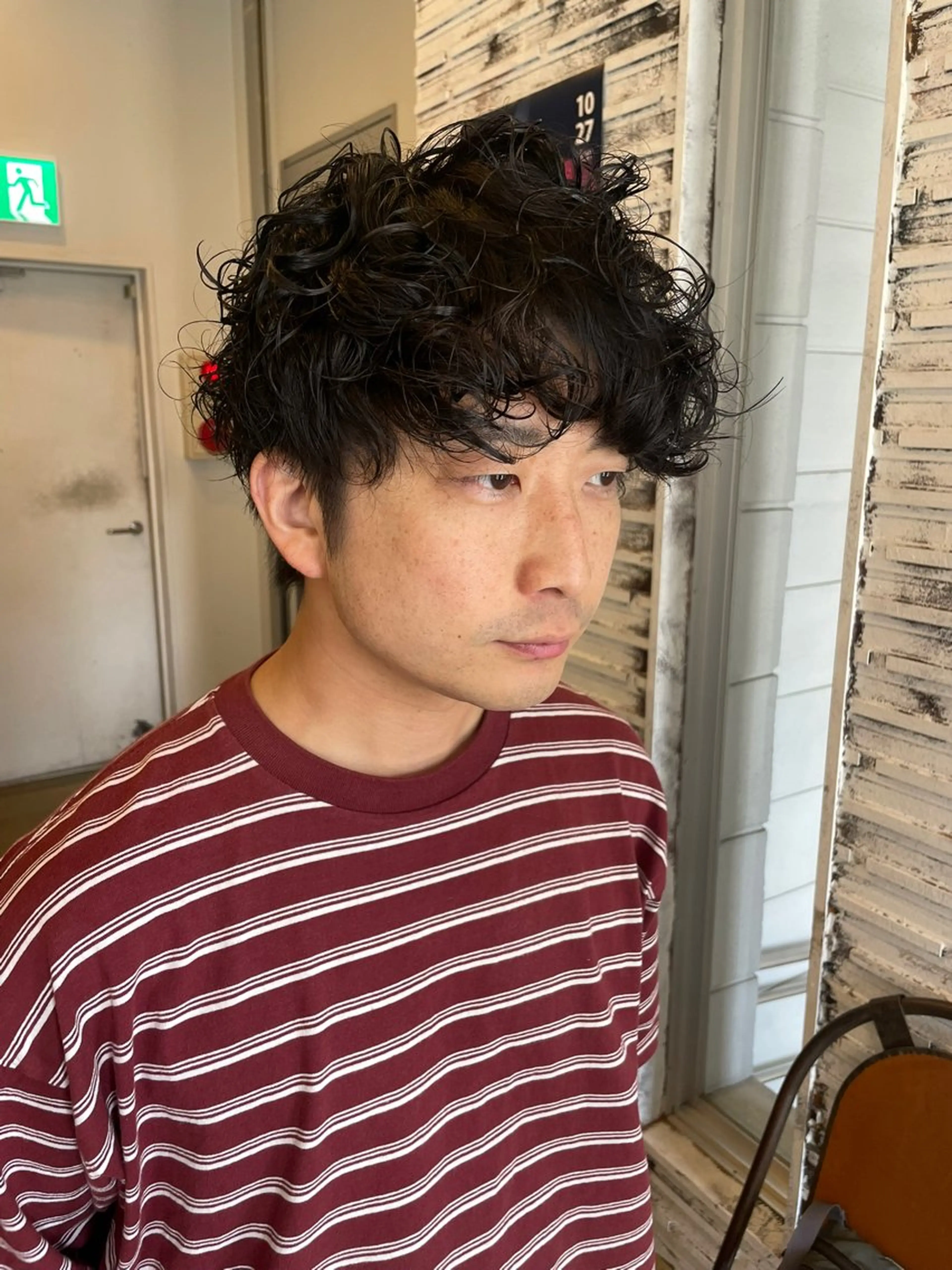 ショート パーマ メンズ メンズカット/パーマ 特化motooのヘアスタイル