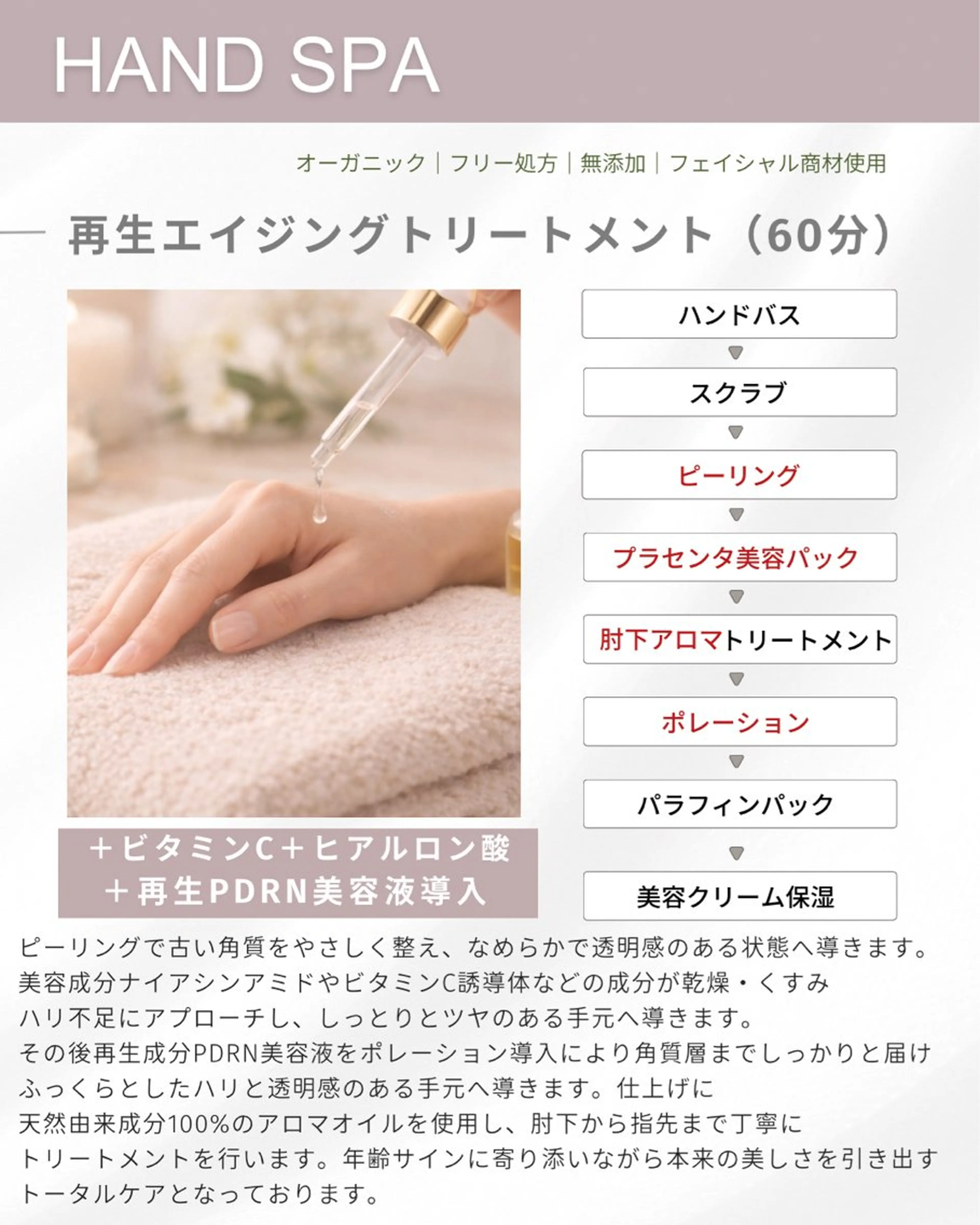 ハンドケア ハンドSpa/ネイル Rirashaのネイルデザイン