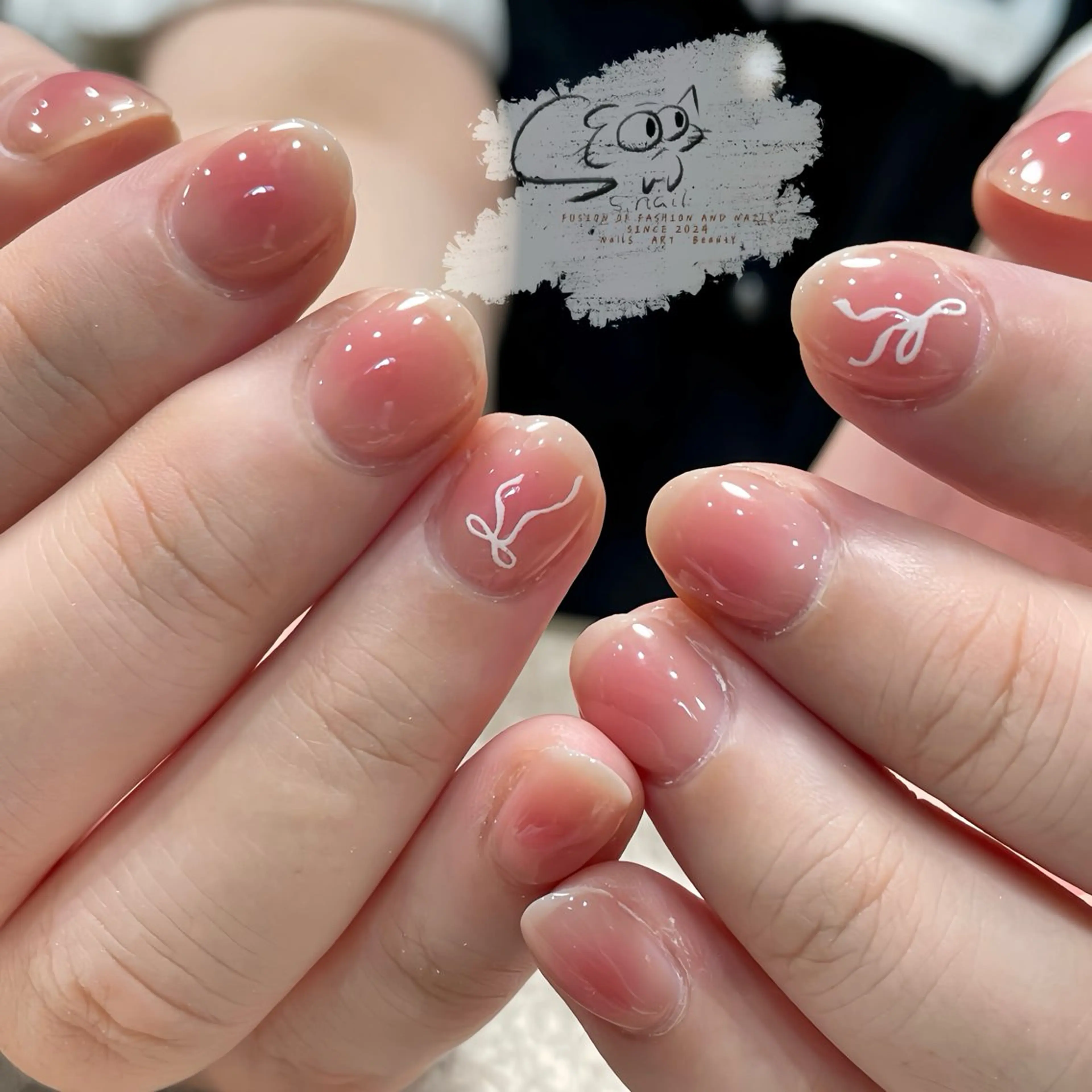ネイル チークネイル フレンチネイル グラデーション マグネットネイル ワンカラーネイル ハンドネイル S.nail所属・S.nail _のネイルデザイン