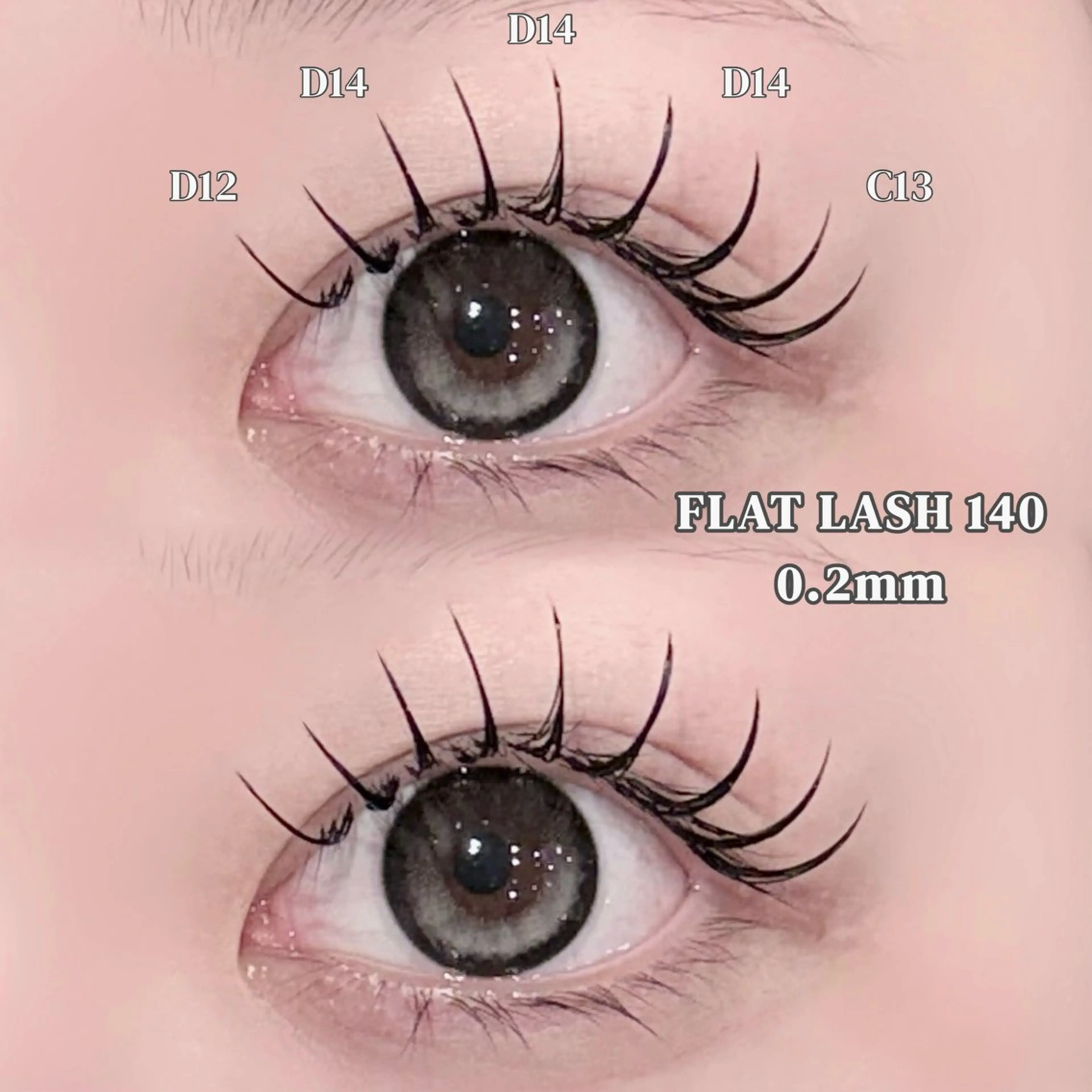 マツエク・マツパ キュート フラットラッシュ マツエク ＊OLIVIA池袋 ＊長友のマツエク・マツパデザイン