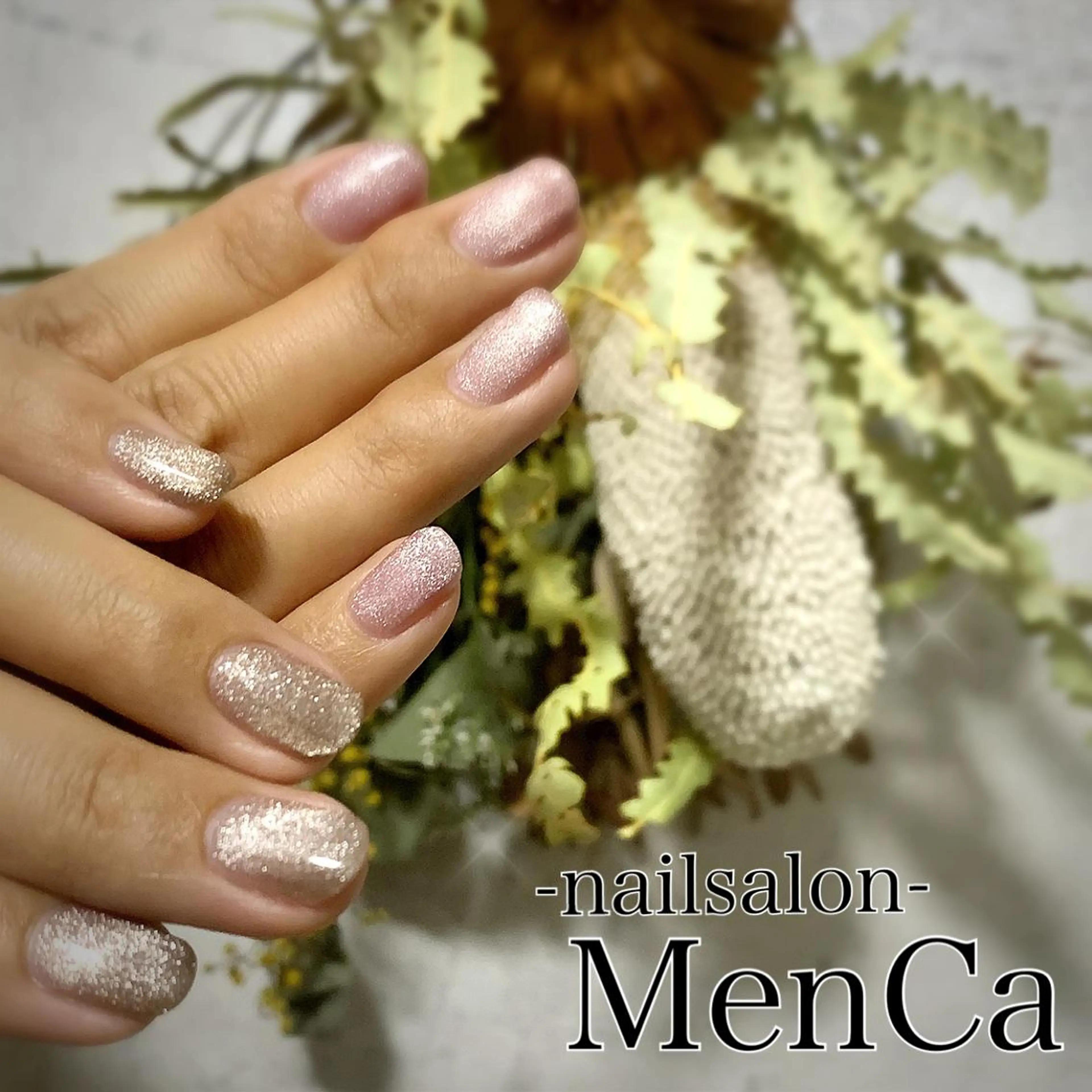 ネイル マグネットネイル ワンカラーネイル ハンドネイル 江崎 景子のネイルデザイン