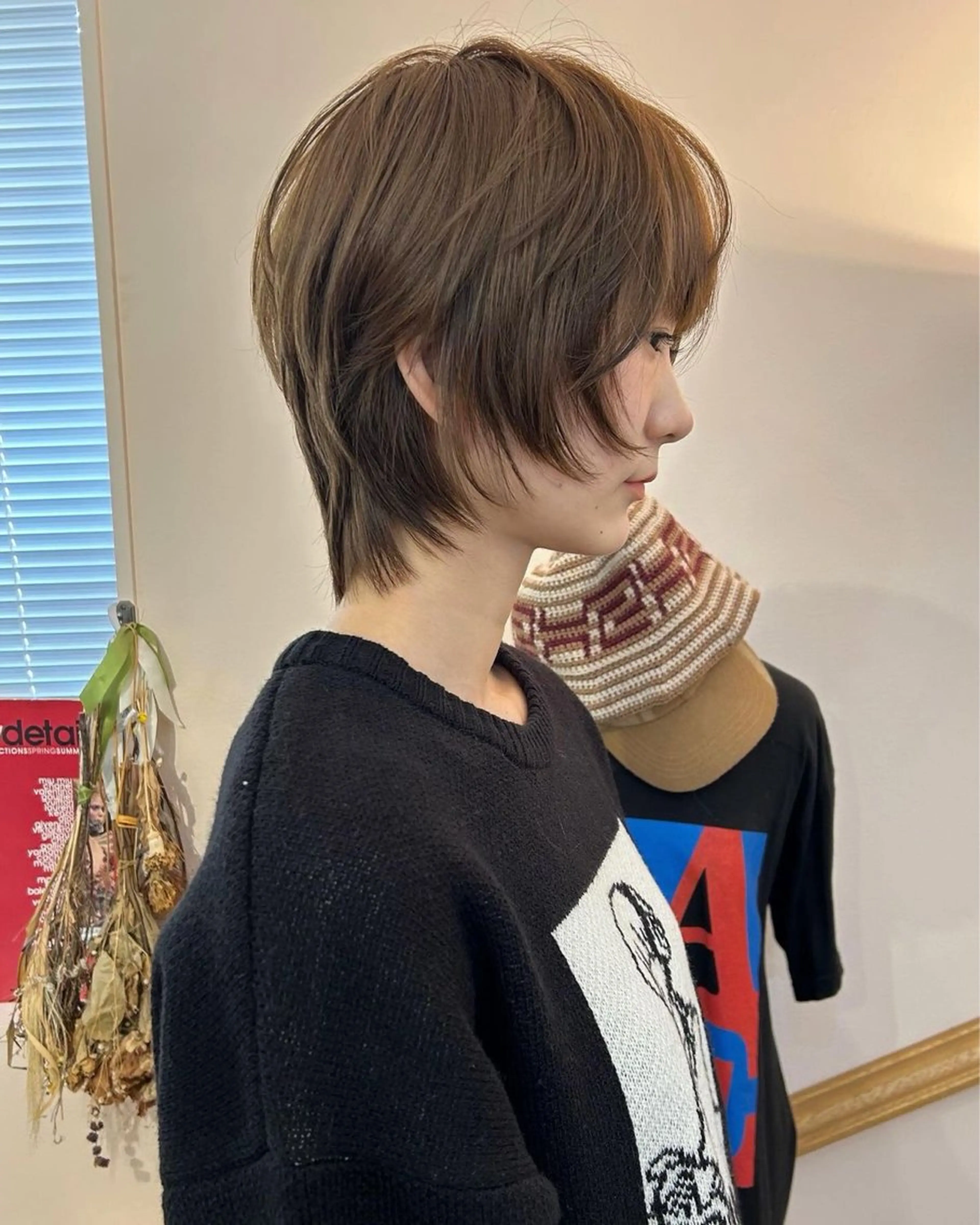 ショート kosoraレイヤー ハイトーン/デザインのヘアスタイル