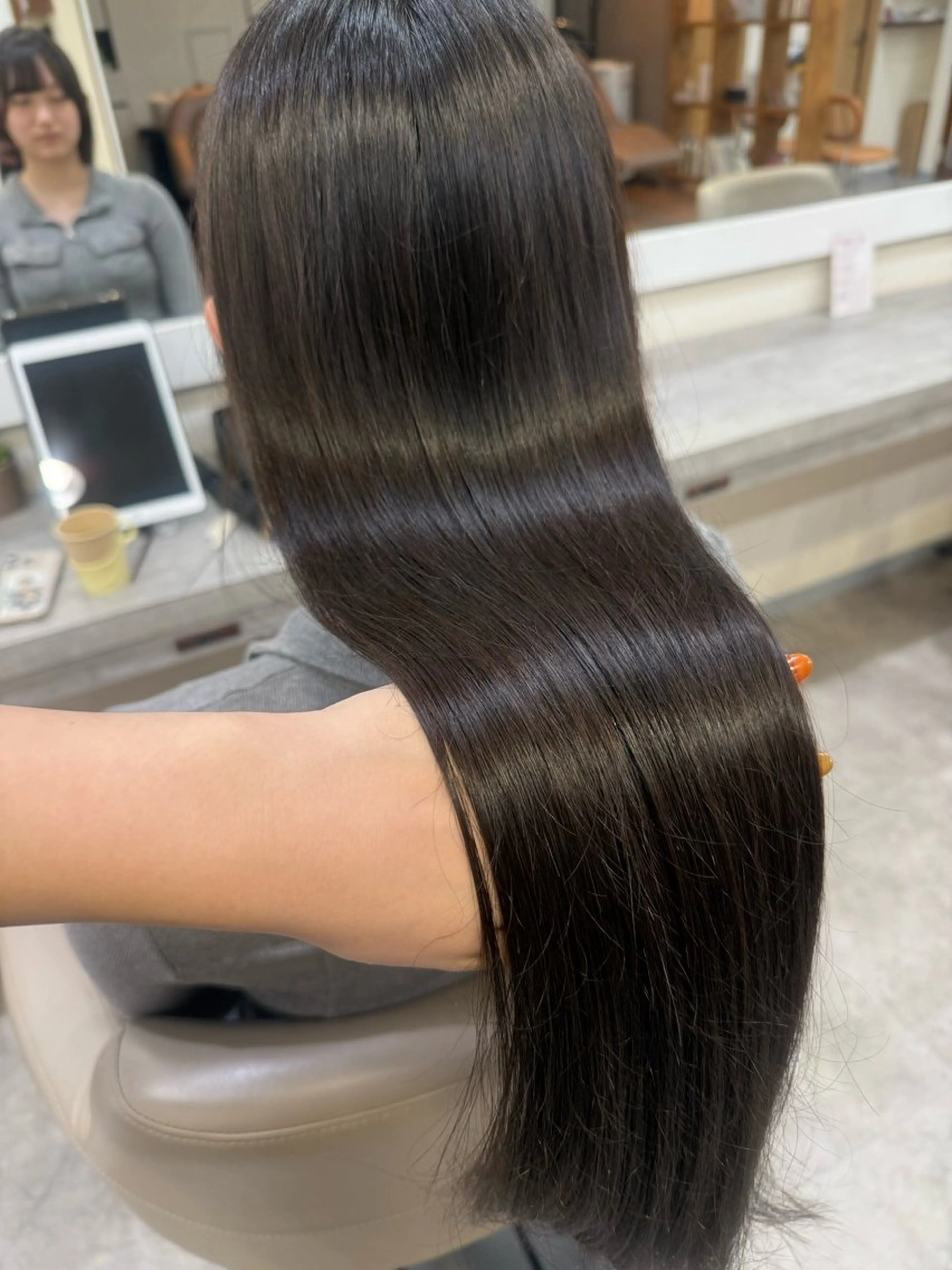 ロング 髪質改善 トリートメント トリートメント 韓国風パーマ/ヘア セット/店長みづきのヘアスタイル