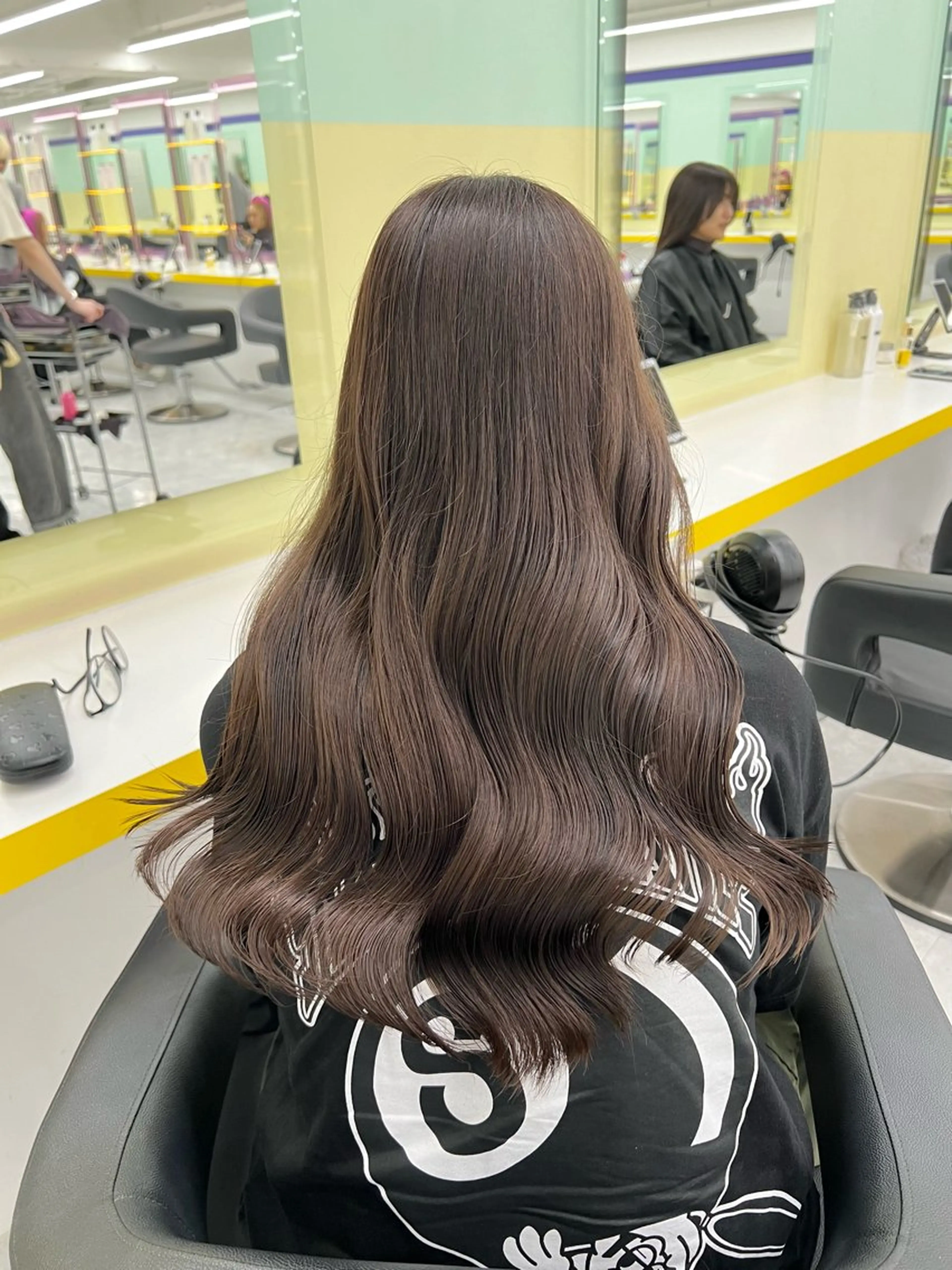 セミロング カット ヘアカラー トリートメント レイヤー/韓国❣️ 髪質改善/亘紘輝のヘアスタイル