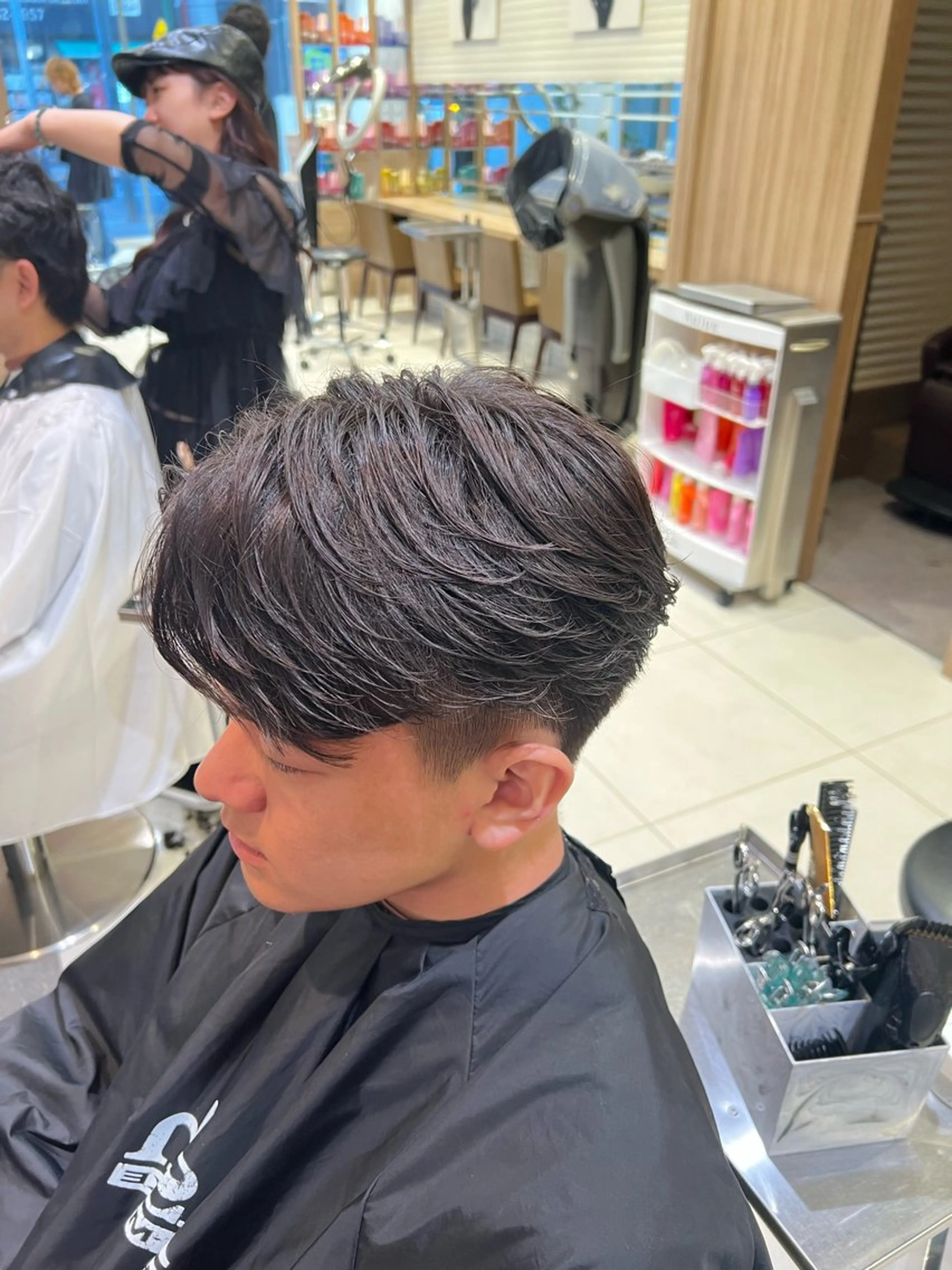 パーマ メンズ メンズパーマ ニュアンスパーマ カット パーマ SENA 再現性 パーマと縮毛矯正のヘアスタイル