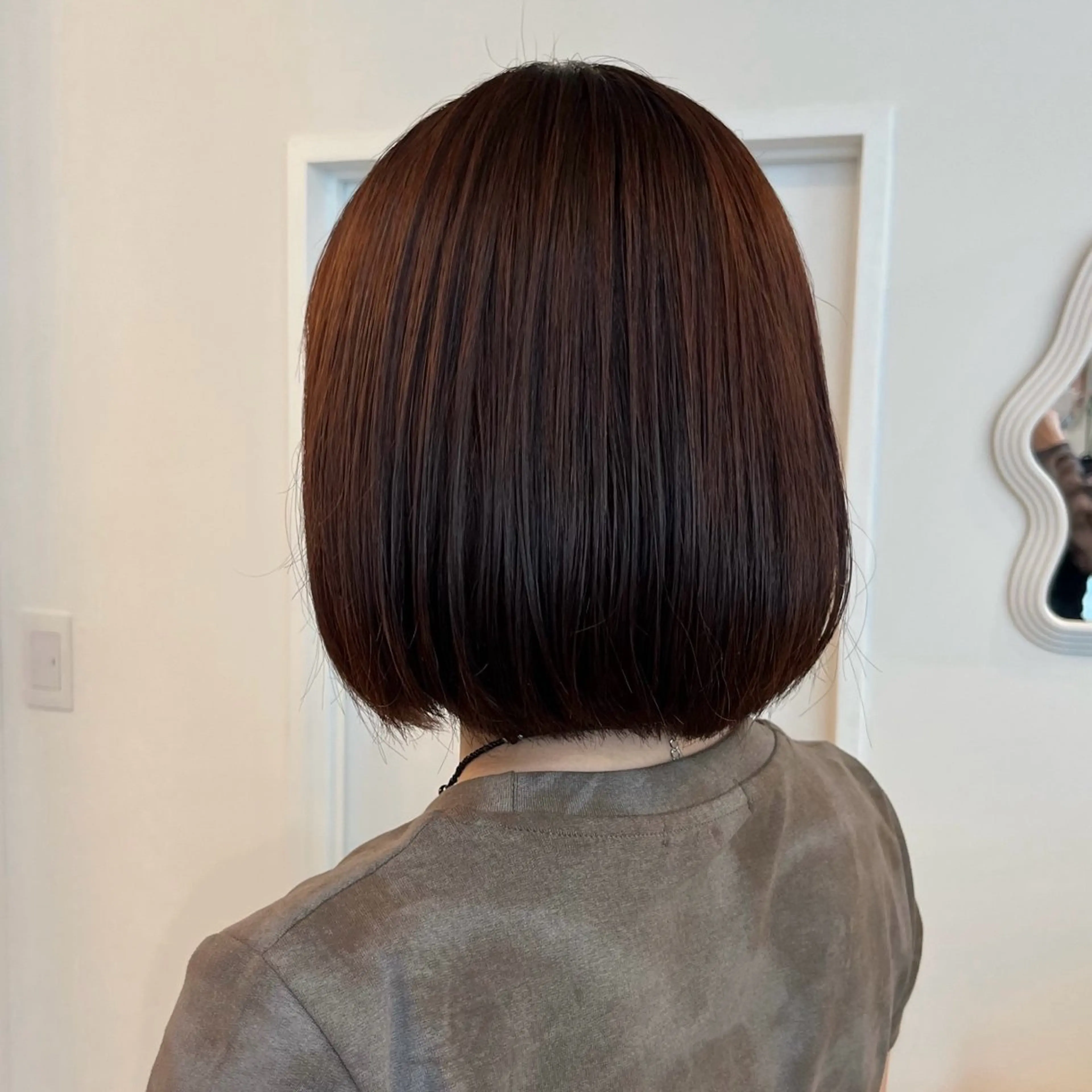 カラー オレンジ テラコッタ ヘアカラー トリートメント 𝐲𝐮𝐮 / 透明感カラー🌱のヘアスタイル