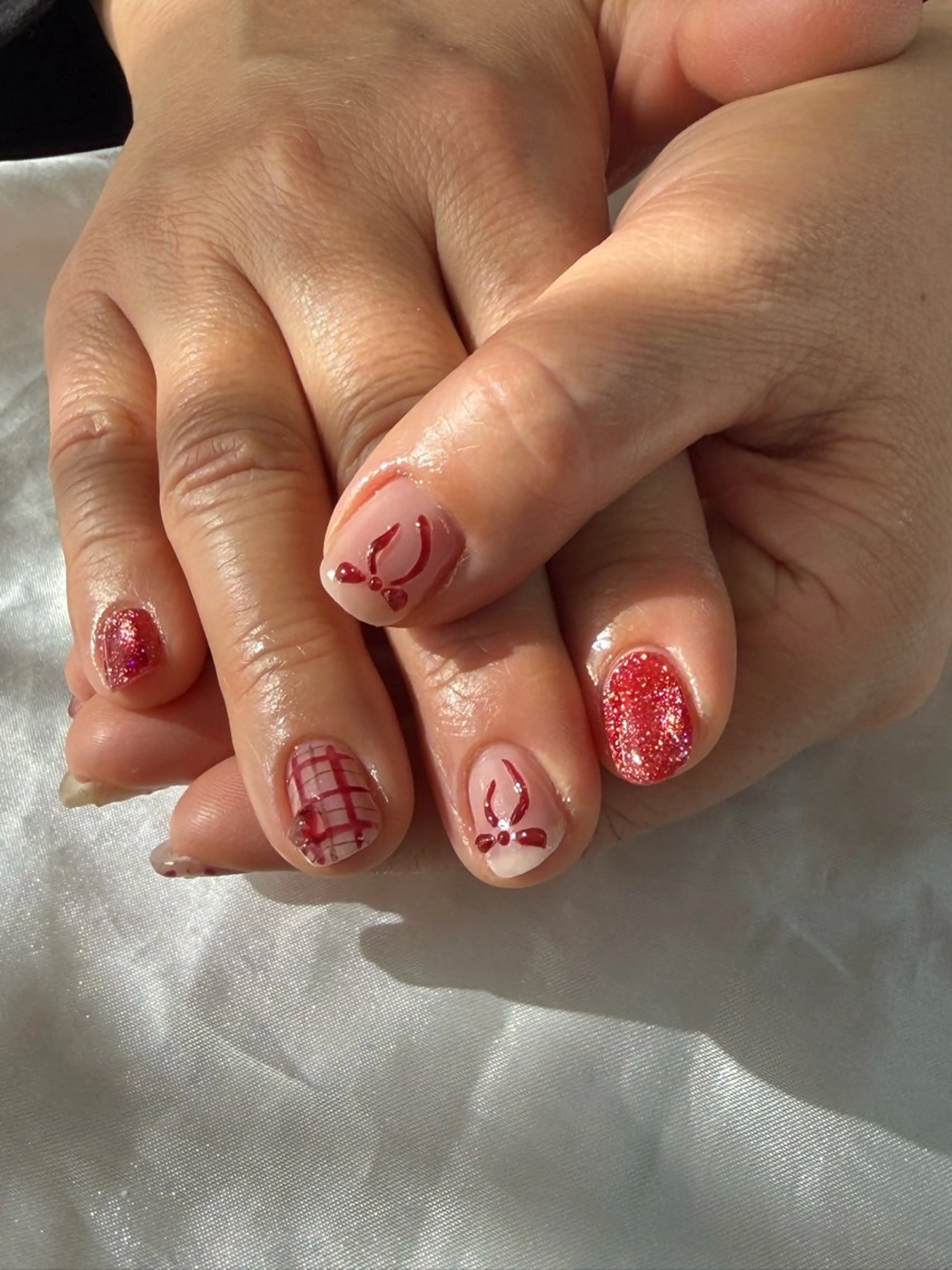 ネイル バレンタイン ハンドネイル bylily yuriのネイルデザイン