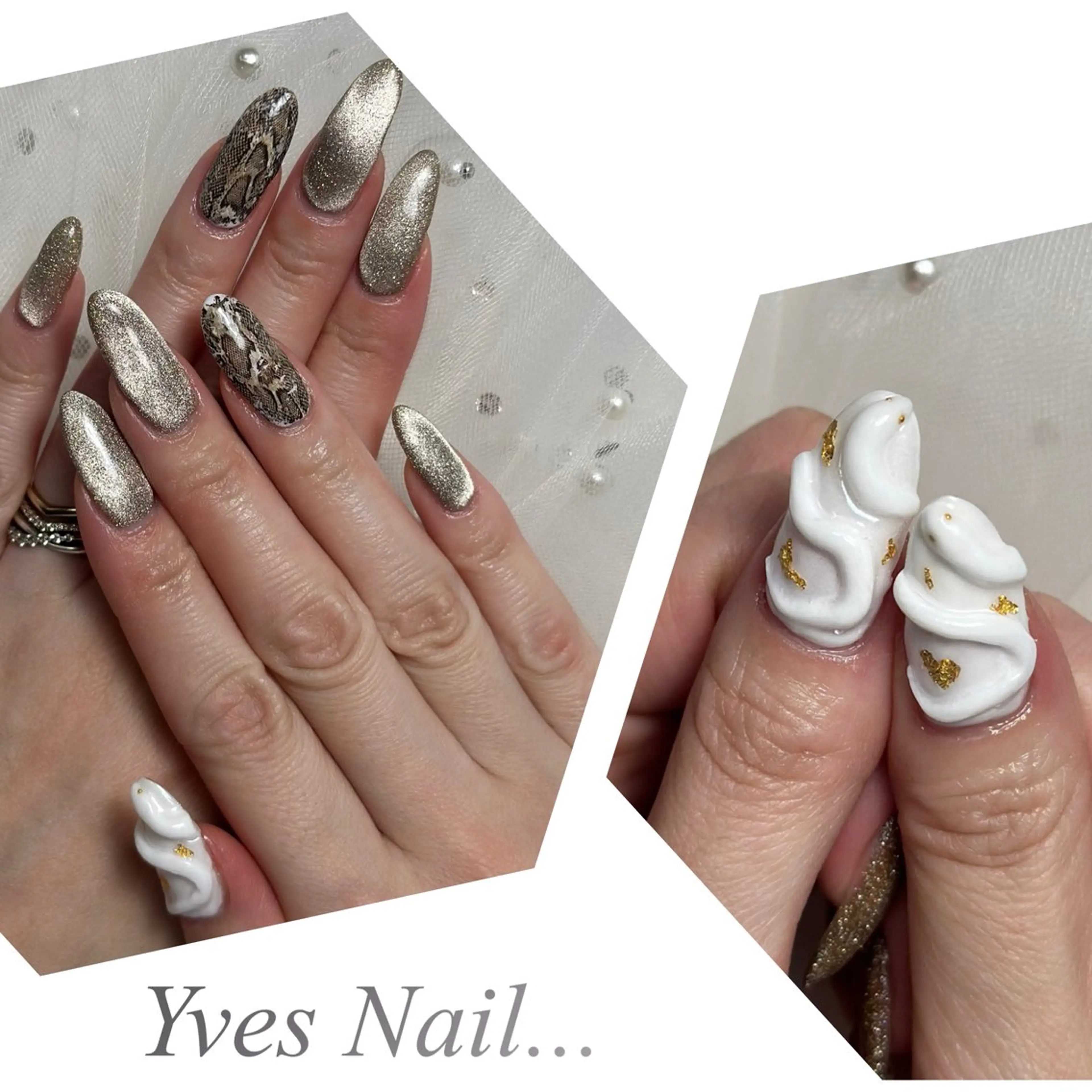 ネイル マグネットネイル ハンドネイル kanno yのネイルデザイン